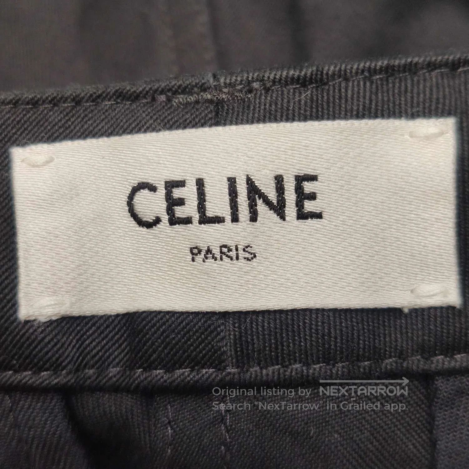 Celine Celine Cotton Letter Logo Shorts XS. Size US 44 / EU 60 - 3 Thumbnail