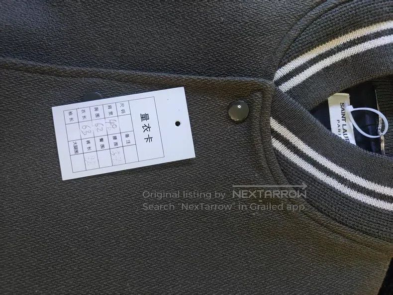 Saint Laurent Paris Saint Laurent Paris Baseball Jacket Size US M / EU 48-50 / 2 - 5 Thumbnail