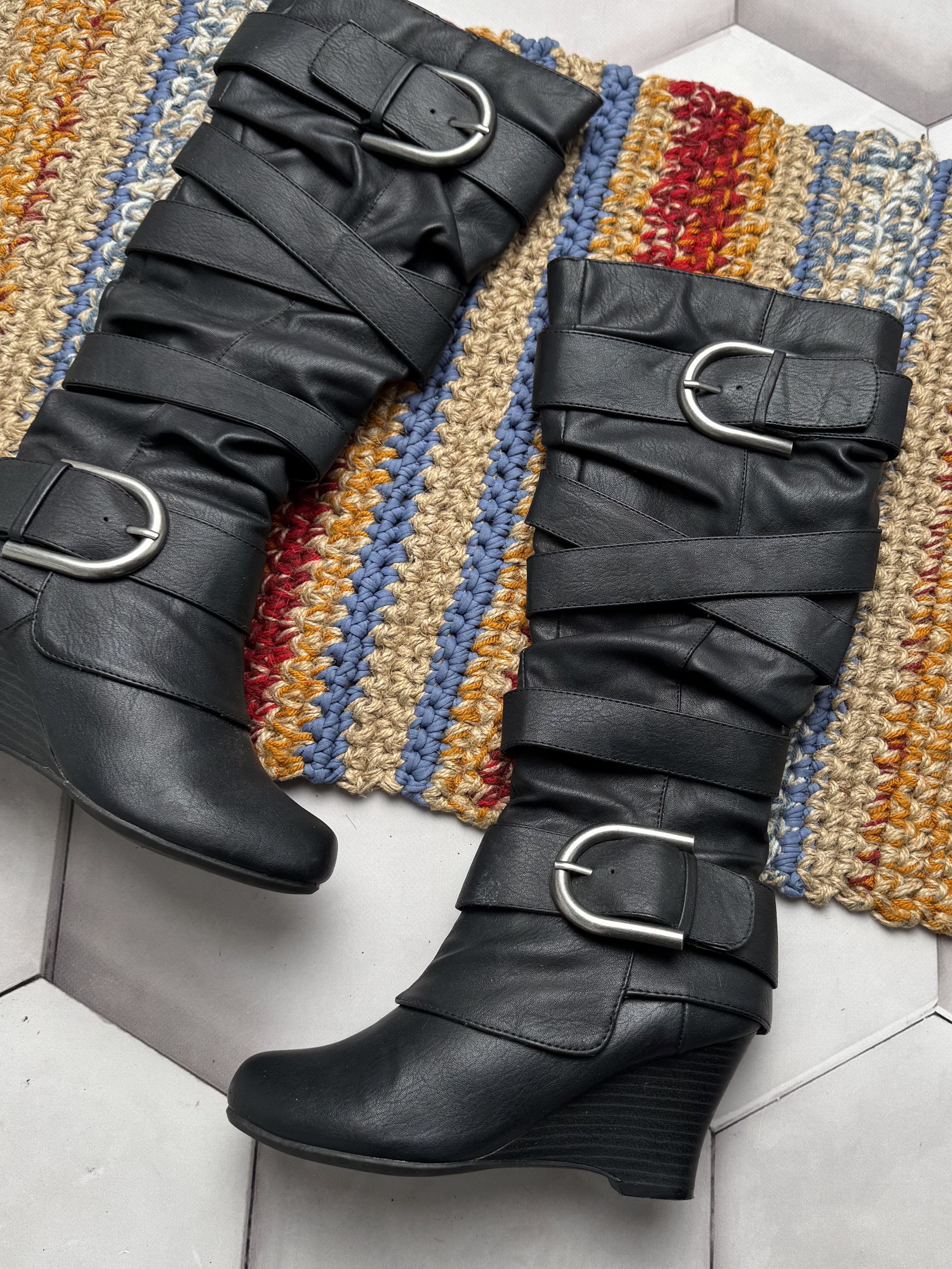 Vintage Vintage Boots With Straps (E4) Size US 6 / IT 36 - 3 Thumbnail