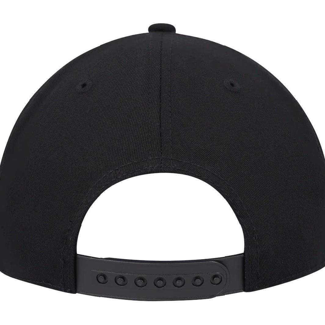 American Needle Miller Genuine Draft Hat Cap Snap Back Rope Trucker Patch MGD Beer Black Gold Size ONE SIZE - 4 Thumbnail