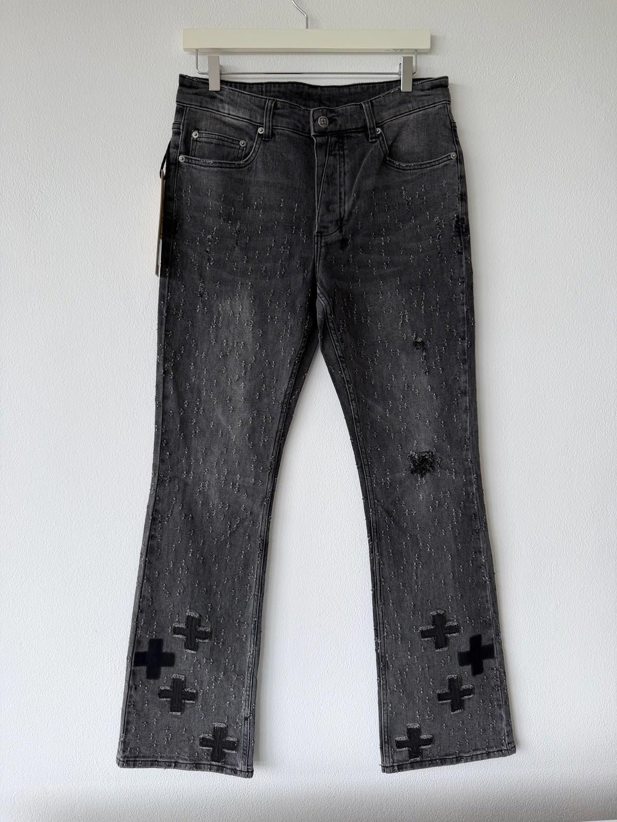 Ksubi new Ksubi mens jeans bronko asher black shotgun grey 32 Size US 32 / EU 48 - 1 Thumbnail