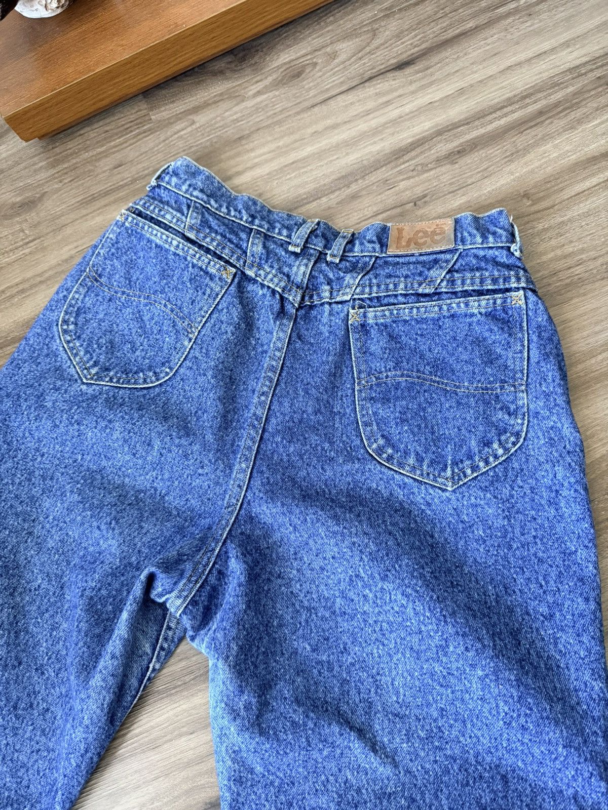 Lee Vintage LEE Mom Jeans Women’s 12 Long Tapered High Rise Size 34" / US 12 / IT 48 - 6 Thumbnail