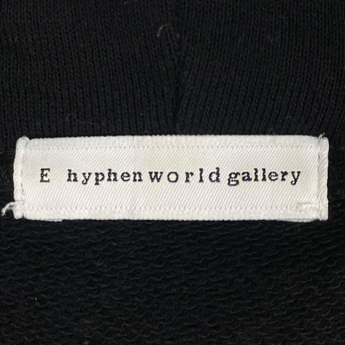 Designer × Vintage Vintage E.Hyphen World Gallery Crewneck Sweatshirt Black Size L / US 10 / IT 46 - 7 Thumbnail