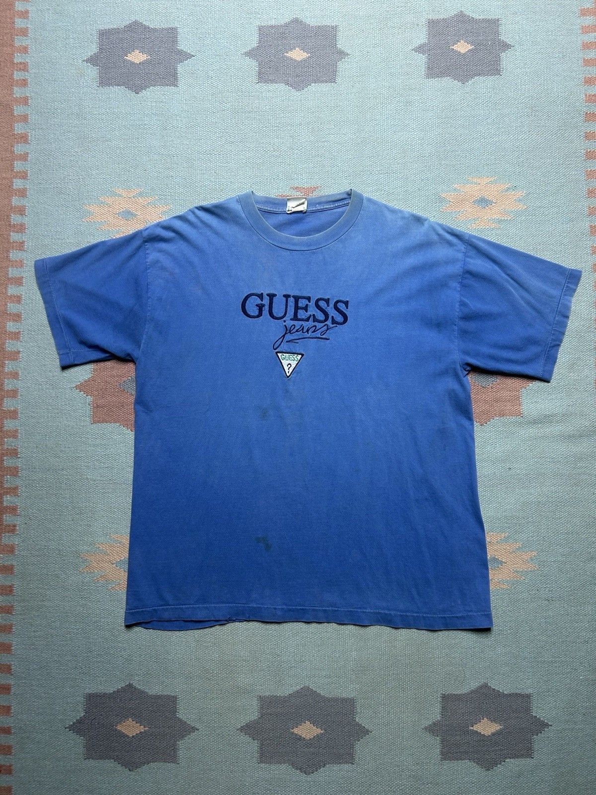 Guess Vintage 80s graphic t shirt guess jeans embroidered logo XL Size US XL / EU 56 / 4 - 1 Thumbnail
