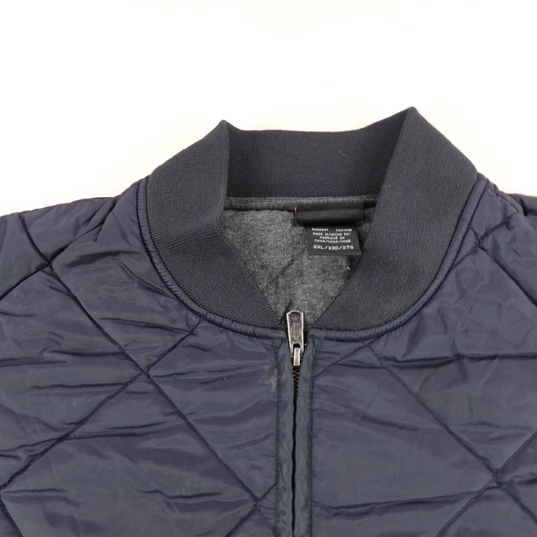 Dickies Dickies Jacket Mens XXL Navy Blue Diamond Quilted Bomber Insulated Work Coat Size US XXL / EU 58 / 5 - 2 Thumbnail
