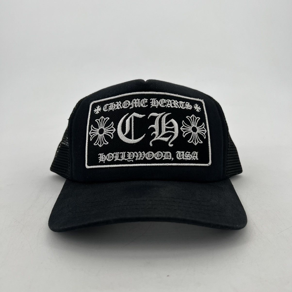 Chrome Hearts Chrome hearts pre owned trucker hat CH logo black Size ONE SIZE - 1 Thumbnail