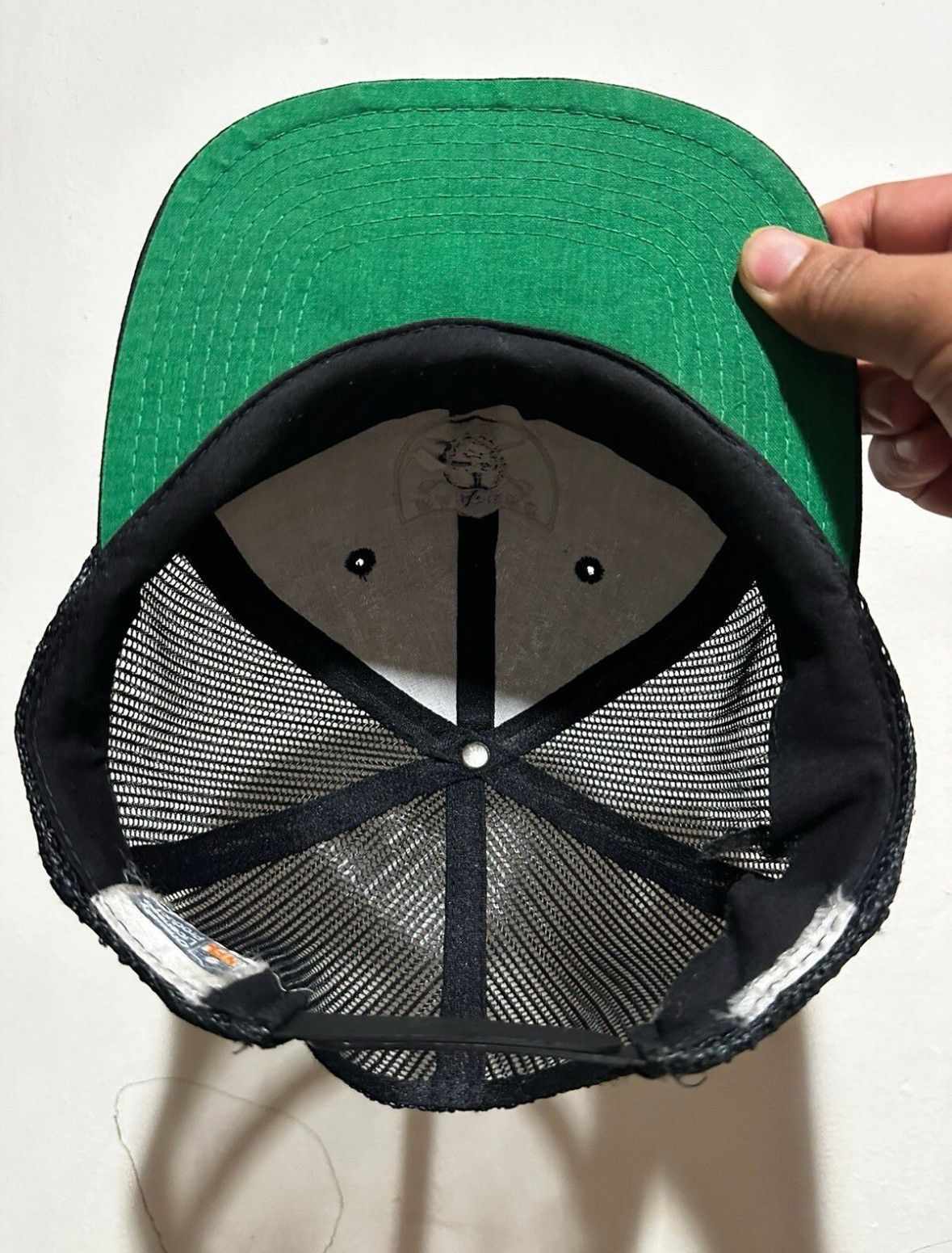 NFL 90’s Oakland Raiders Script Golfer Hat Size ONE SIZE - 5 Thumbnail