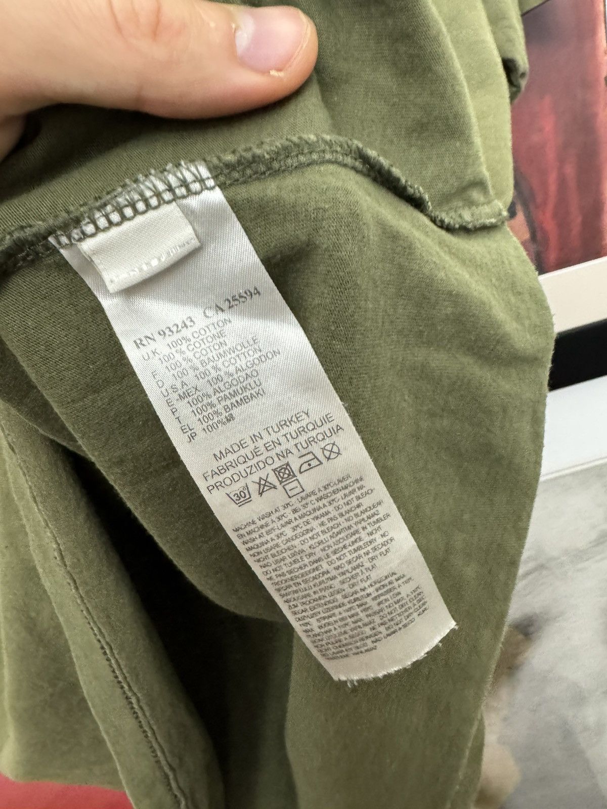 Diesel Diesel Vintage Y2k Boxy Fit Tee Punk Face Print Olive Rare Size US L / EU 52-54 / 3 - 4 Thumbnail