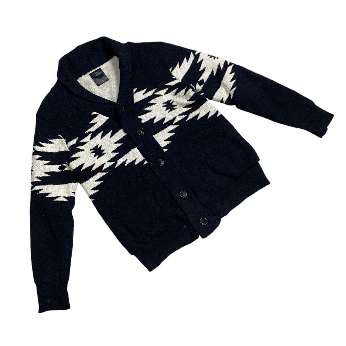 Japanese Brand × Native Amorte native navajo fleece cardigan Size US L / EU 52-54 / 3 - 6 Thumbnail