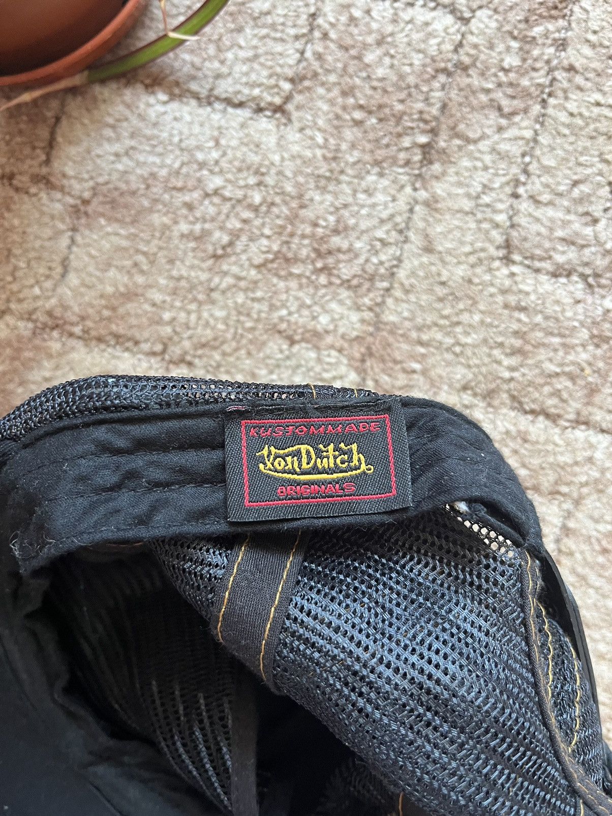Von Dutch Vintage Von Dutch Streetwear Crazy Avant Garde Black Cap Size ONE SIZE - 3 Thumbnail