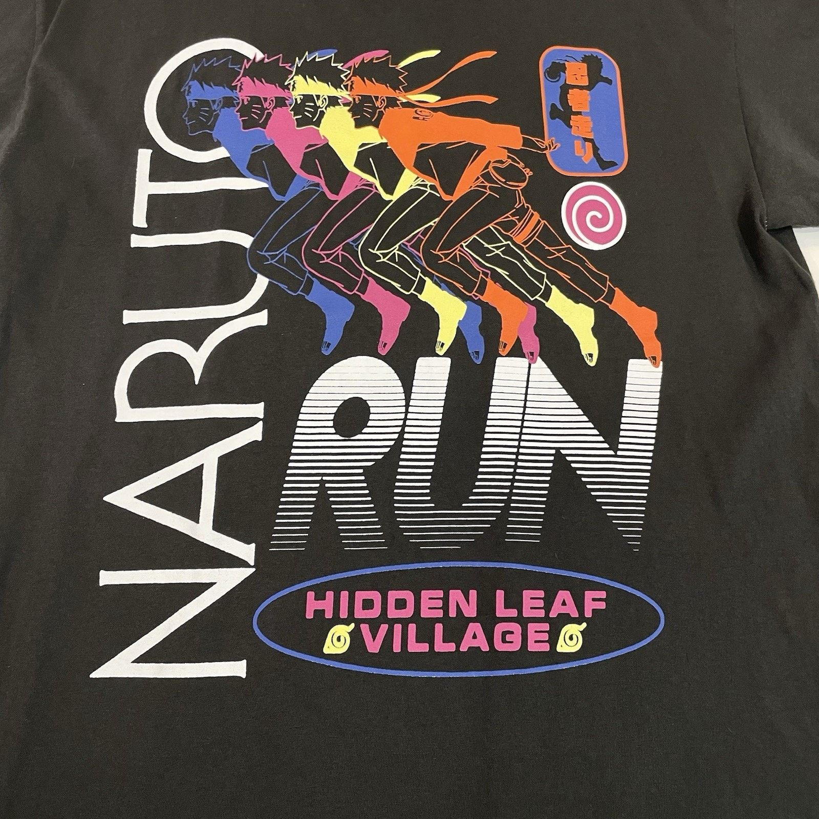 Ripple Junction 2007 Naruto Shippuden Shirt Hidden Leaf Village Black Large Size US L / EU 52-54 / 3 - 2 Thumbnail