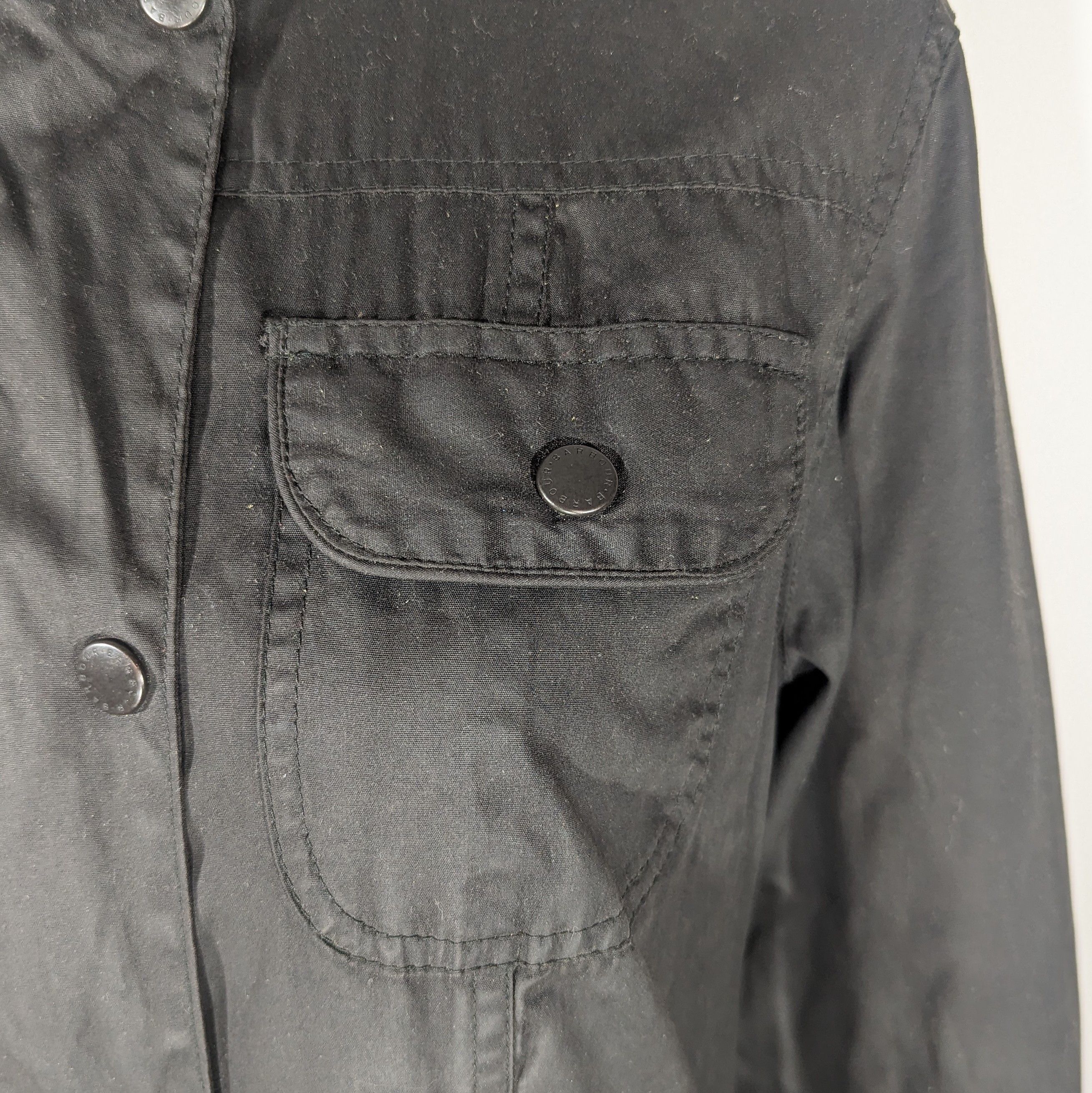 Barbour Barbour Flyweight Wax Utility Jacket Waxed Cotton England Size S / US 4 / IT 40 - 3 Thumbnail