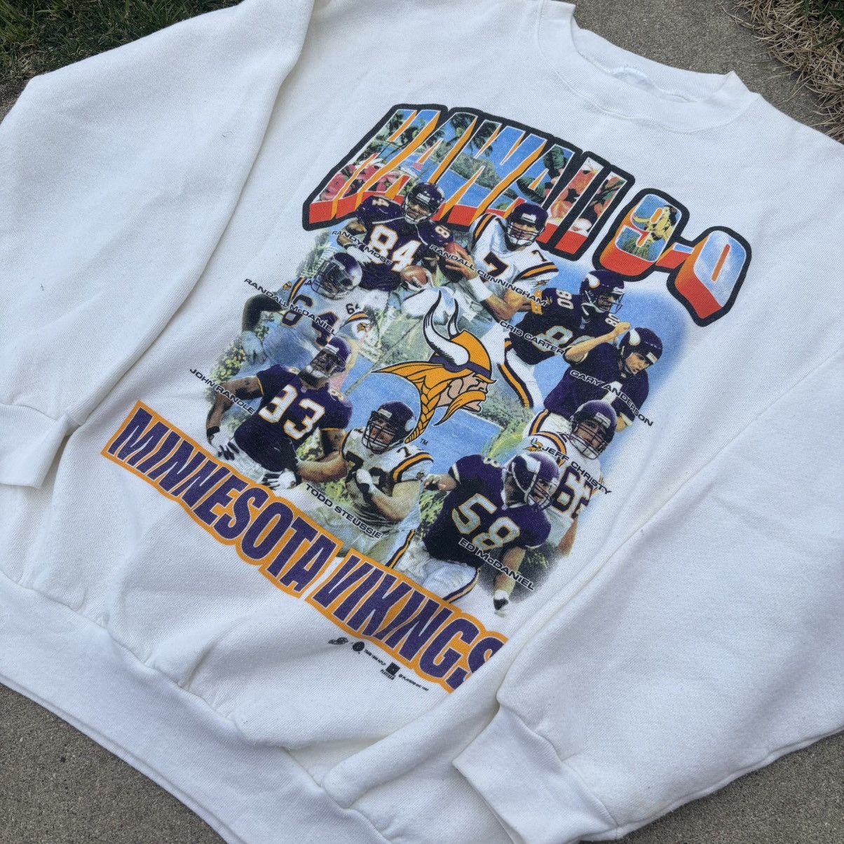 NFL × Vintage Vintage Hawaii 9-0 Minnesota Vikings Crewneck Size US L / EU 52-54 / 3 - 2 Thumbnail