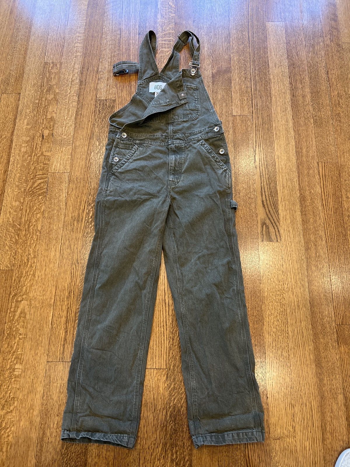 Bdg Urban Outfitters Denim Cargo Overalls Size US 29 - 1 Thumbnail