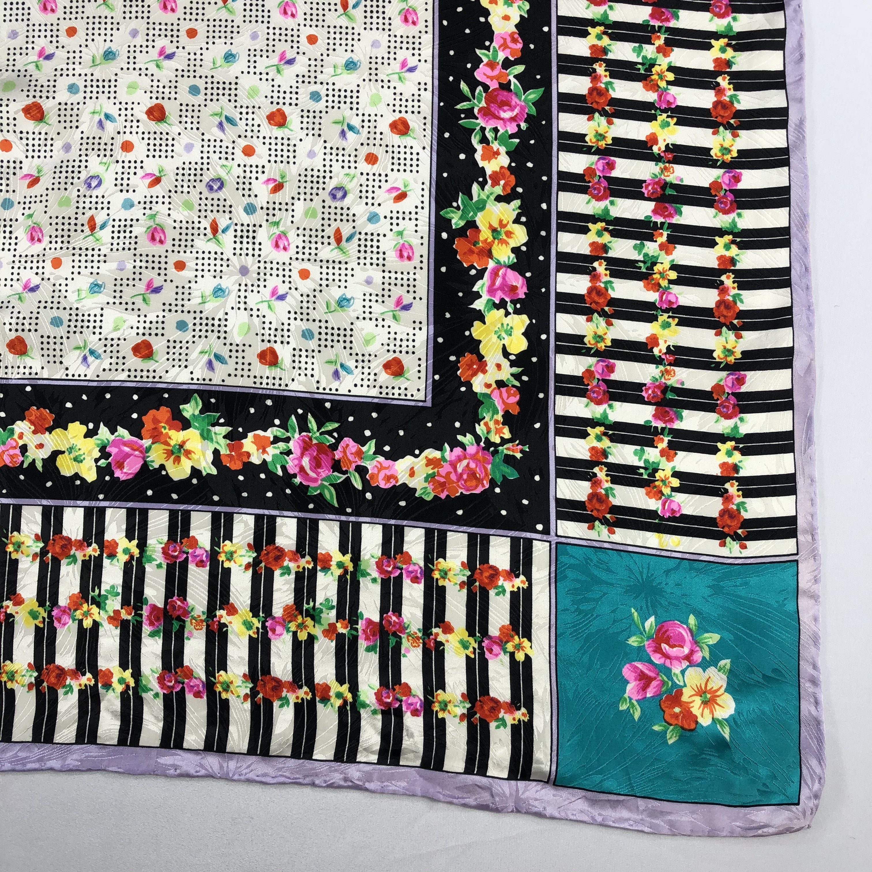 Vintage Vintage Silk Scarf Size ONE SIZE - 4 Thumbnail