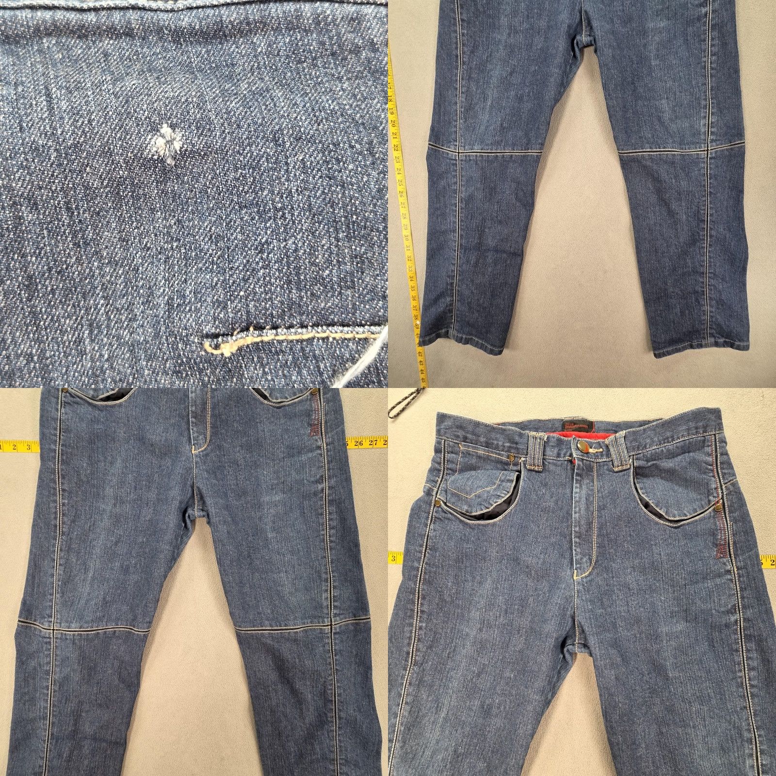 Levi's Levi's Engineered Jeans Mens Blue Med Wash Straight 34x28 Regular Zip Pockets Denim Cotton Viscose 34 Mens Size US 34 / EU 50 - 8 Thumbnail