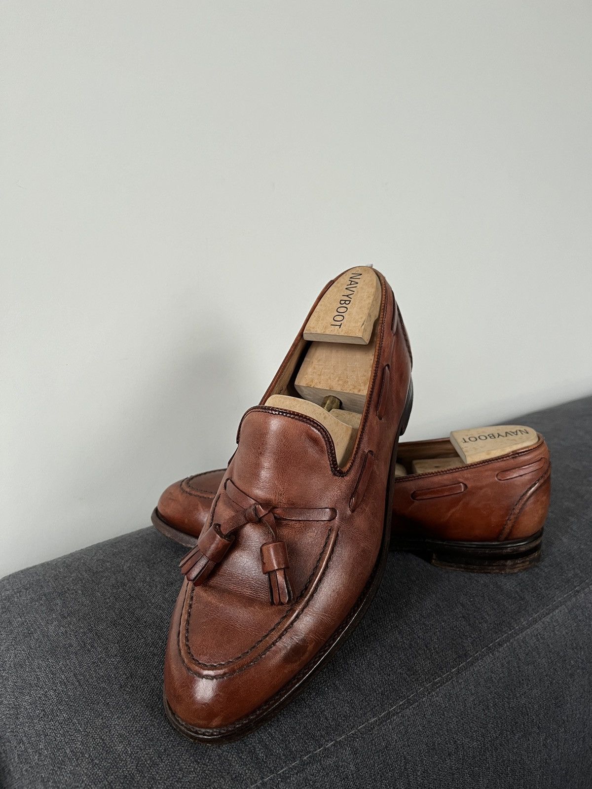 Cheaney Cheaney Boston Brown Made in England Loafers sz UK8 Size US 9 / EU 42 - 1 Thumbnail