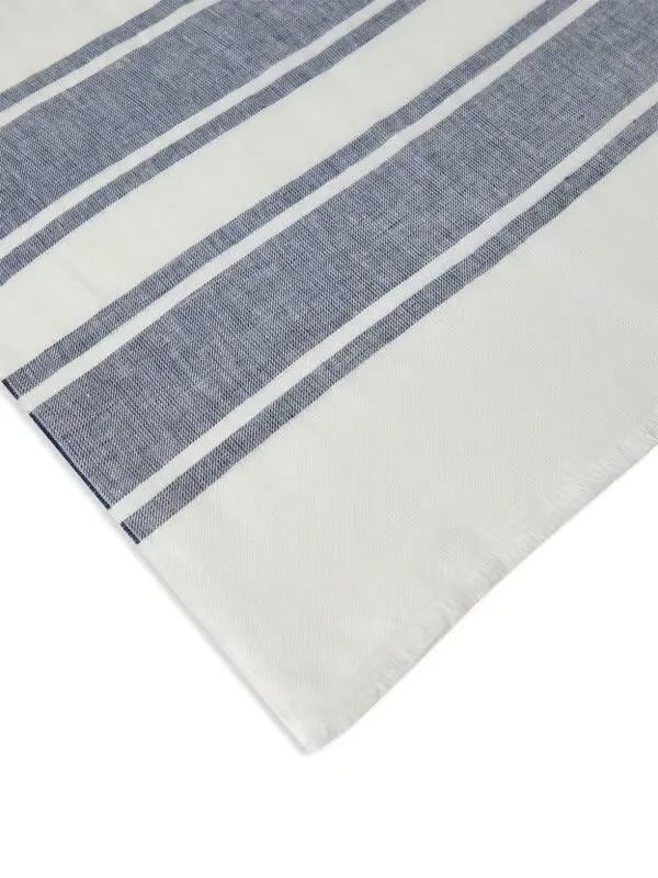 Brunello Cucinelli o1la1rc1a0425 Size: OS/Scarf in White Size ONE SIZE - 3 Thumbnail