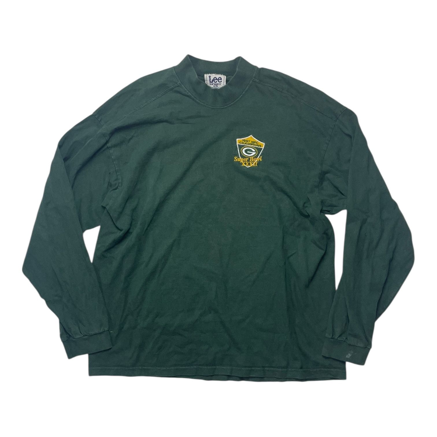 Lee Vintage 90s Super Bowl Green Bay Packers Long Sleeve T-Shirt Size US XL / EU 56 / 4 - 1 Thumbnail
