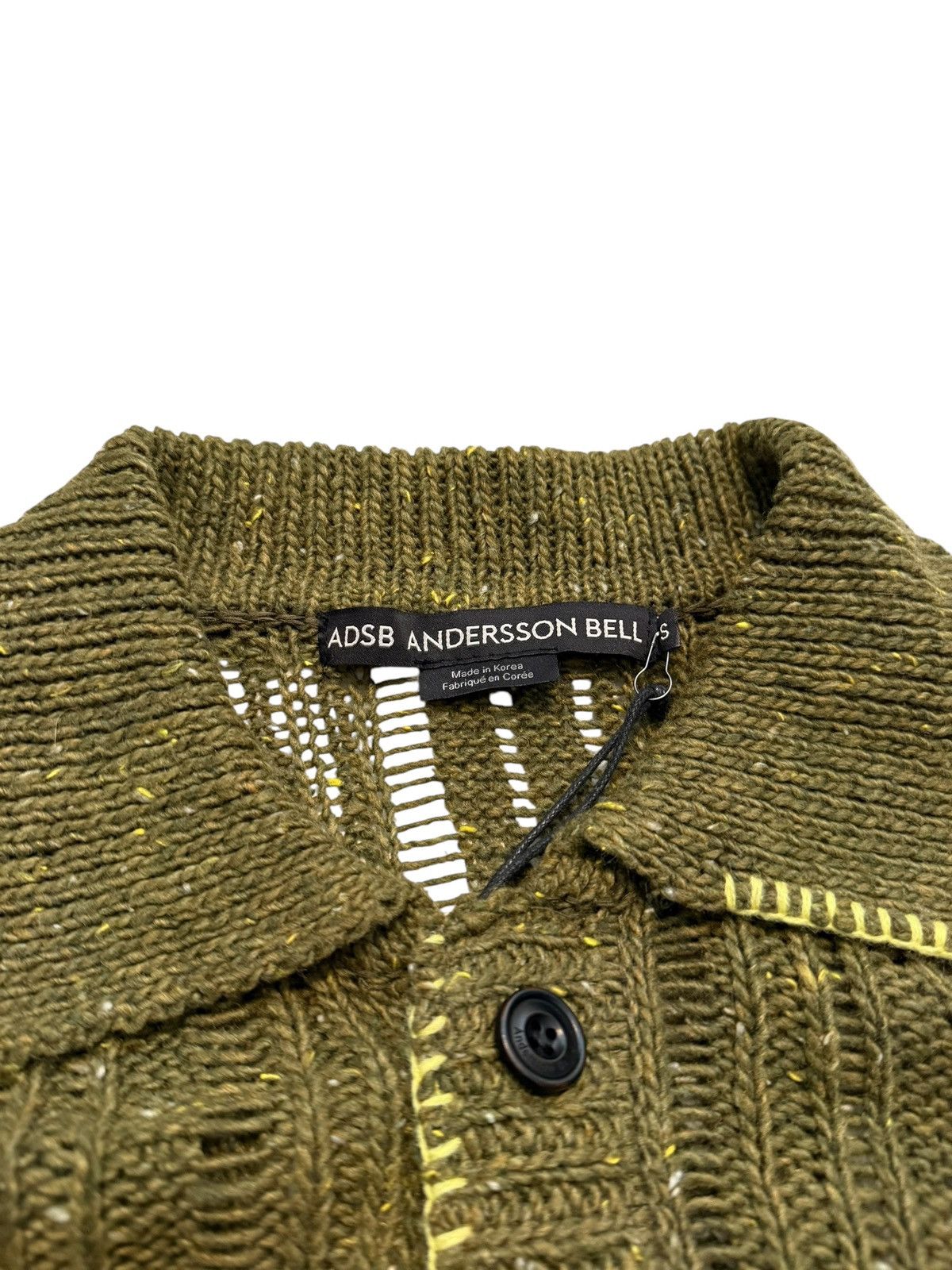 Andersson Bell Nep Asymmetric Knit Wool Cardigan Size US S / EU 44-46 / 1 - 3 Thumbnail