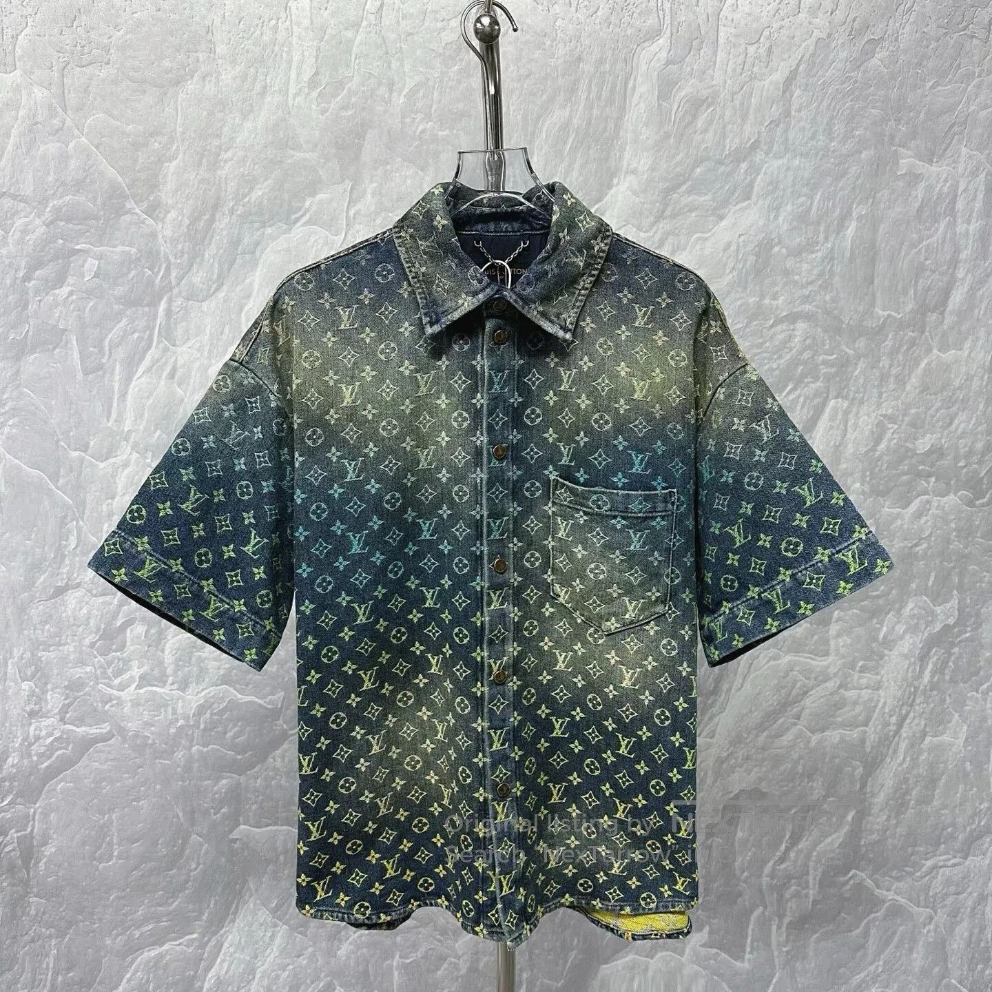 Louis Vuitton louis vuitton rainbow gradient denim shirt. Size US L / EU 52-54 / 3 - 1 Thumbnail
