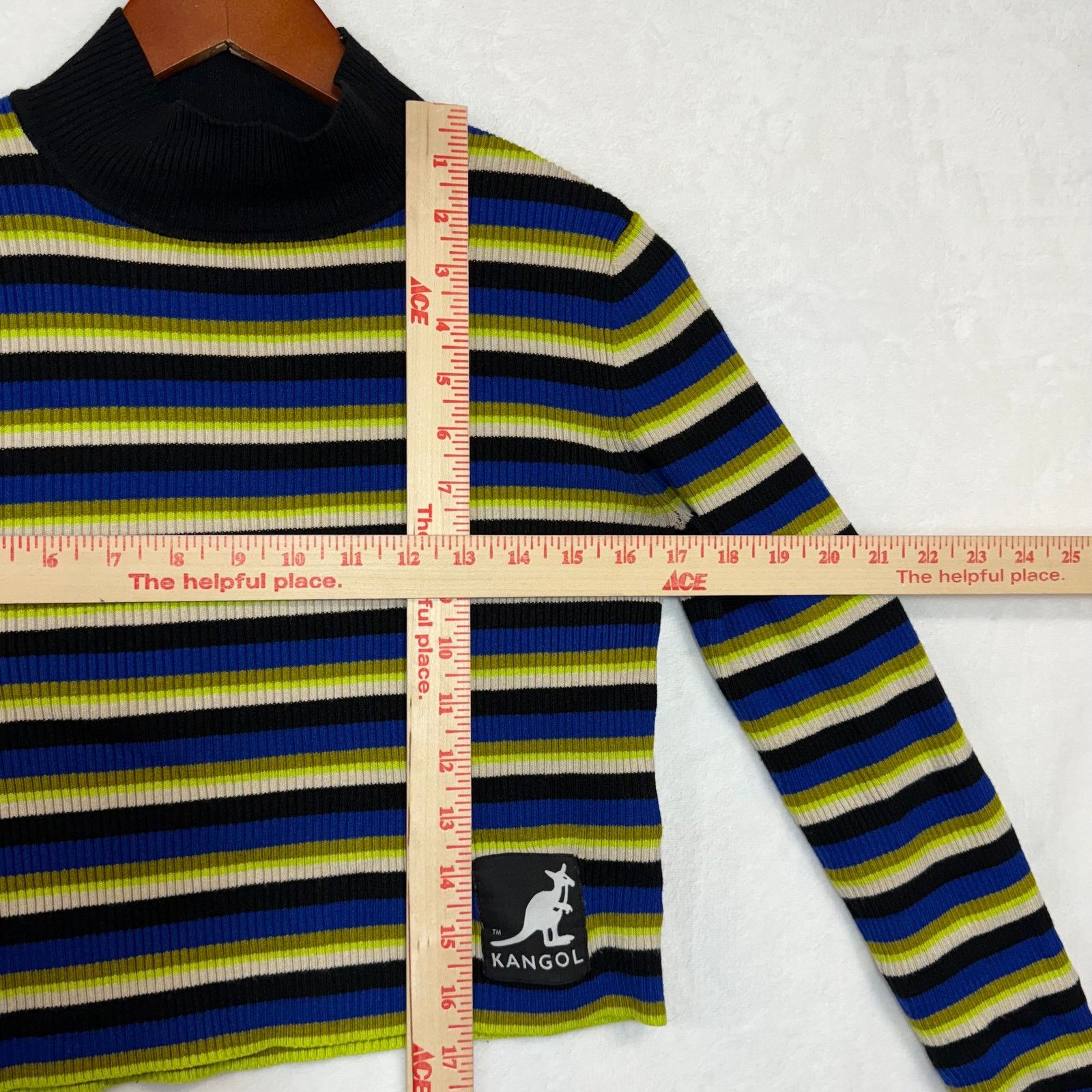 Kangol Kangol x H&M Medium Mockneck Cropped Sweater Retro Colorful Size M / US 6-8 / IT 42-44 - 8 Thumbnail