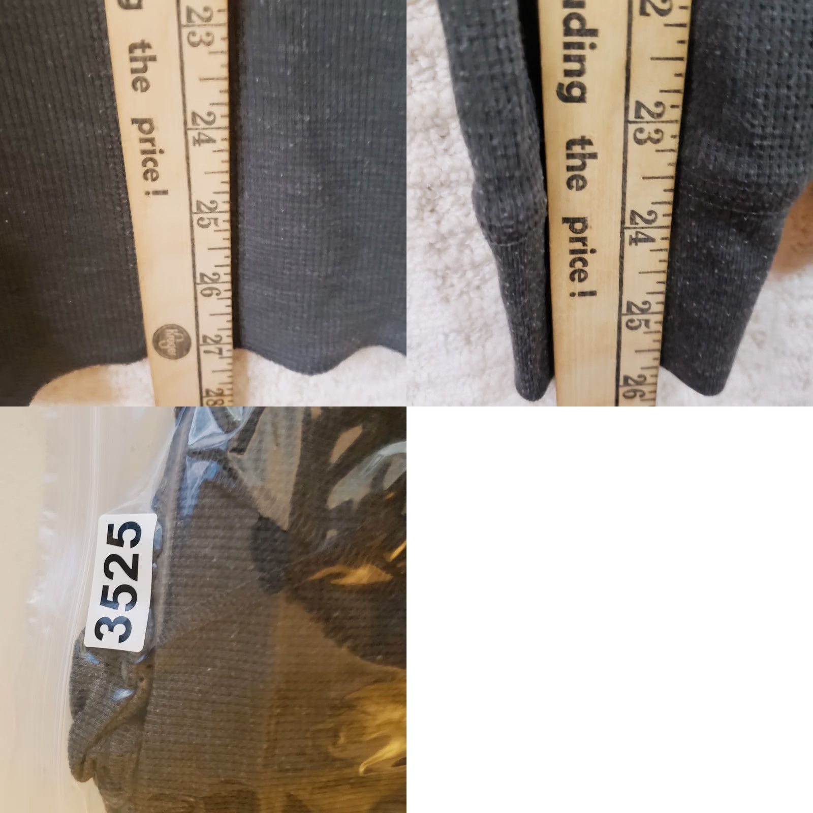 Vintage ABOUND Sweatshirt Gray M Hooded Waffle Knit Light Weight Drawstring Women Size M / US 6-8 / IT 42-44 - 9 Thumbnail