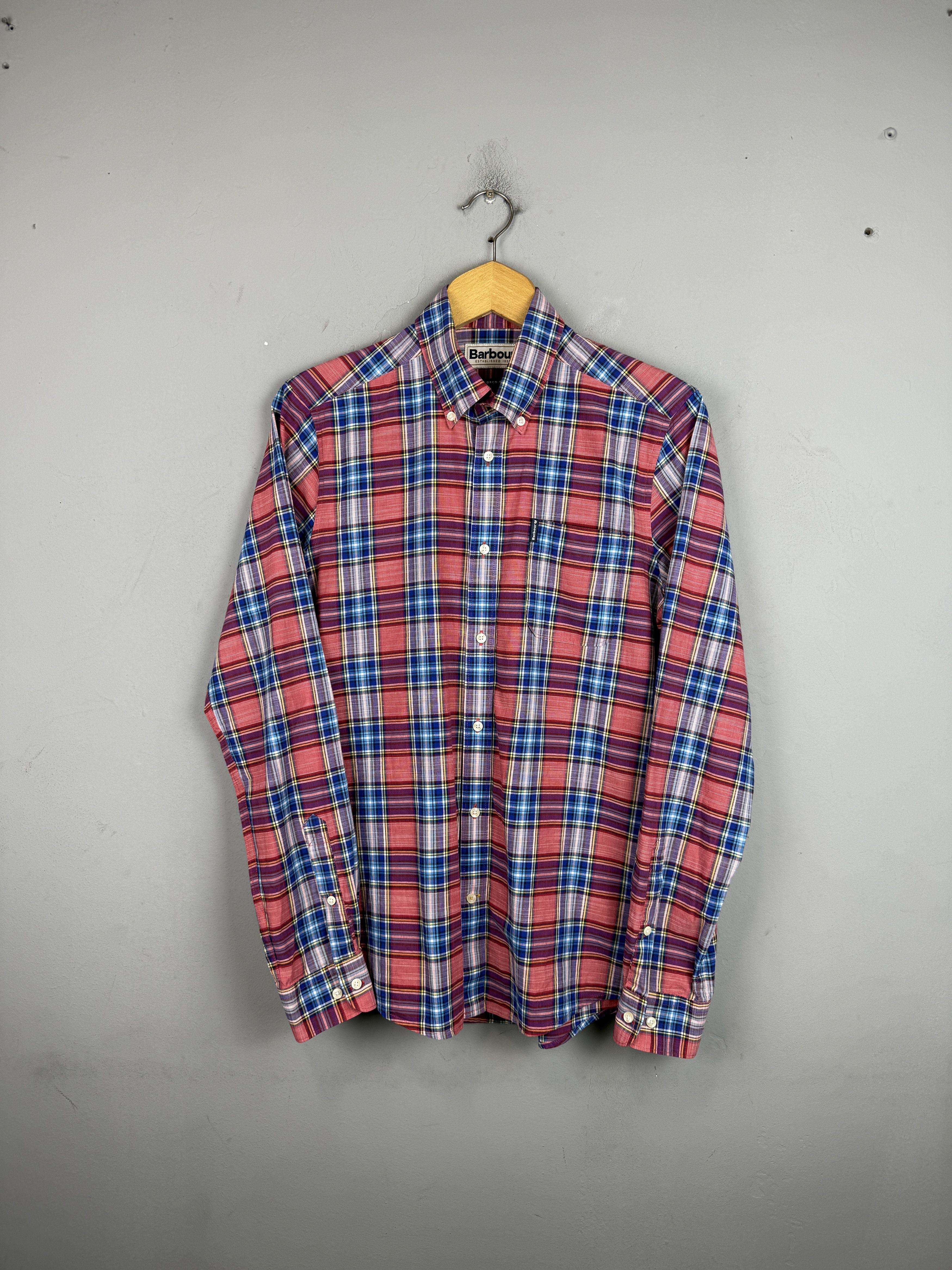 Barbour Barbour Button Down Check Flannel Shirt Multicolor Red Plaid Size US M / EU 48-50 / 2 - 3 Thumbnail
