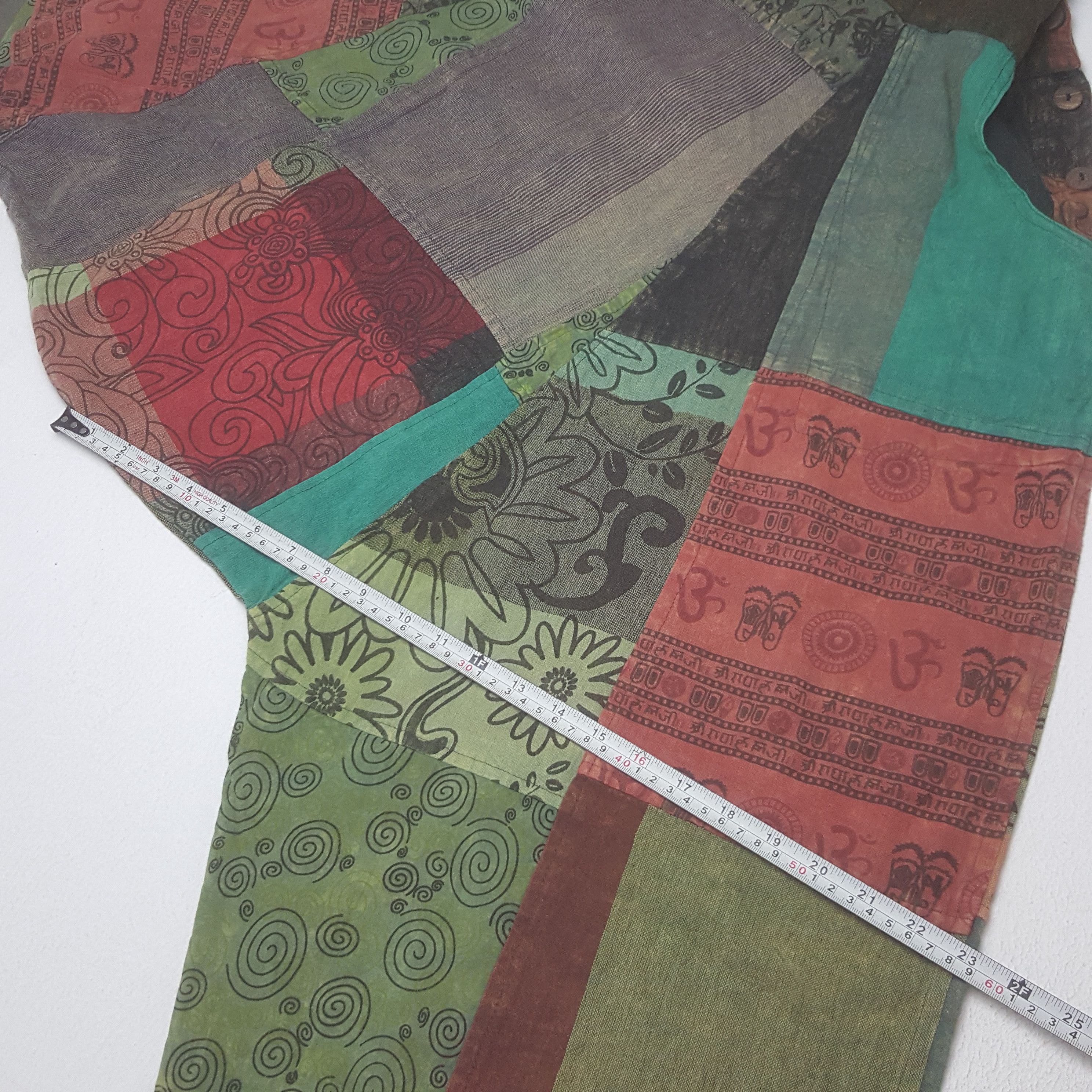 Japanese Brand Vintage Hippie Patches Art Japanese Style Overall Size US 28 / EU 44 - 9 Thumbnail