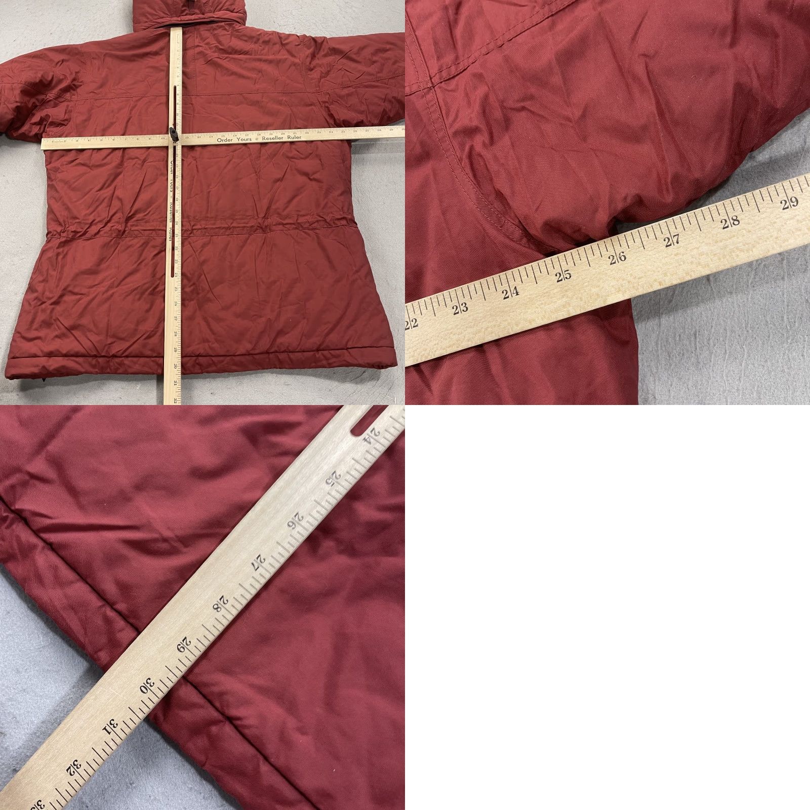 Patagonia VINTAGE Patagonia Jacket Womens Large Red Insulated Guide Parka Hooded Zip 90s Size L / US 10 / IT 46 - 8 Thumbnail