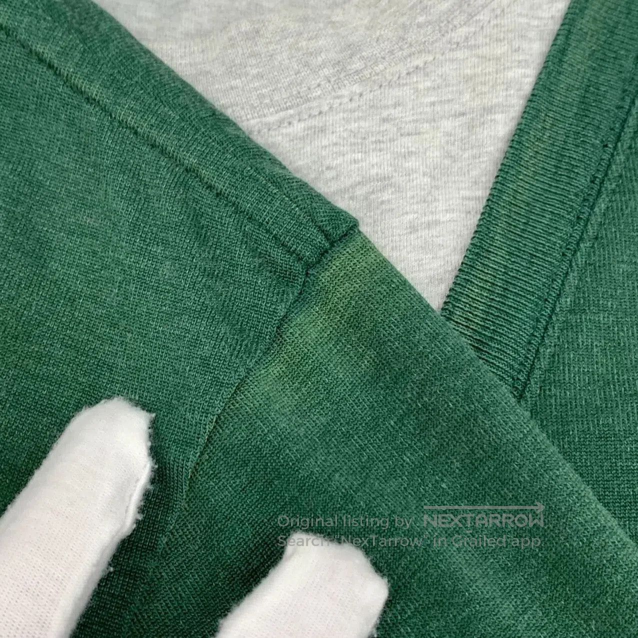 Loewe Loewe 25 Green Logo Embroidered Cotton T-shirt. Size US L / EU 52-54 / 3 - 8 Thumbnail