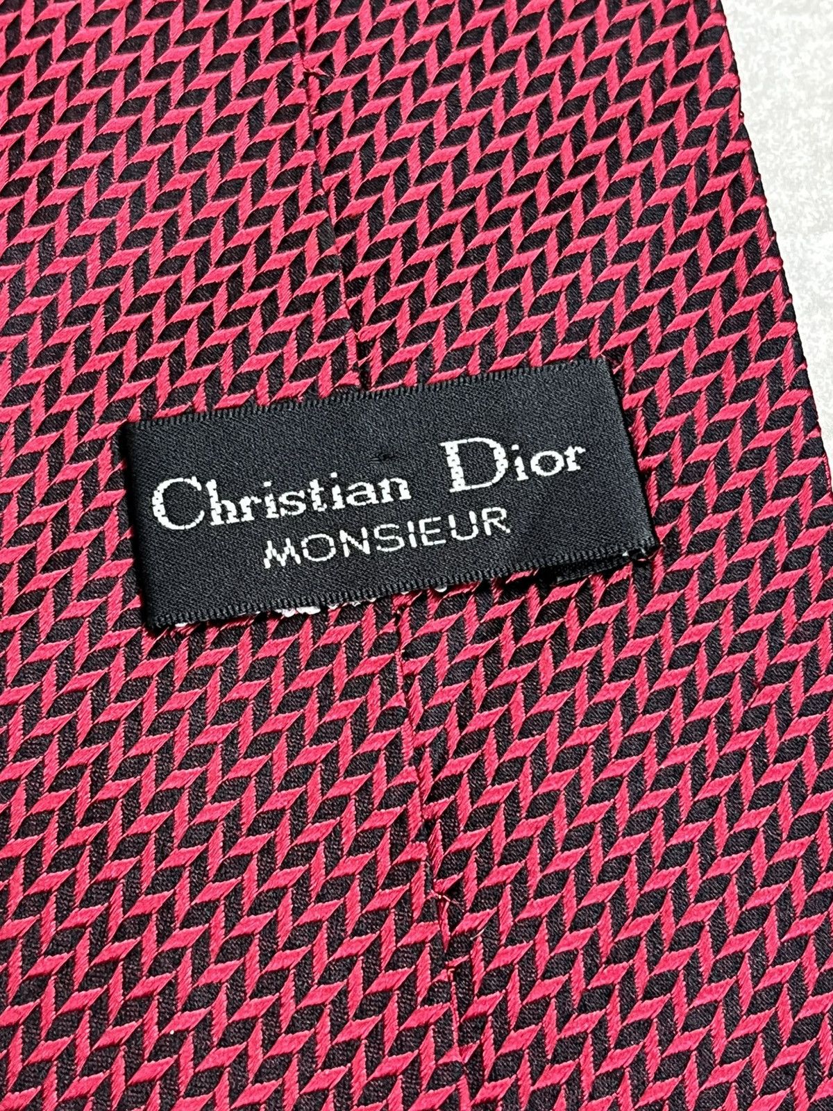 Christian Dior Monsieur Vintage Christian Dior Monsieur Silk Tie Size ONE SIZE - 5 Thumbnail