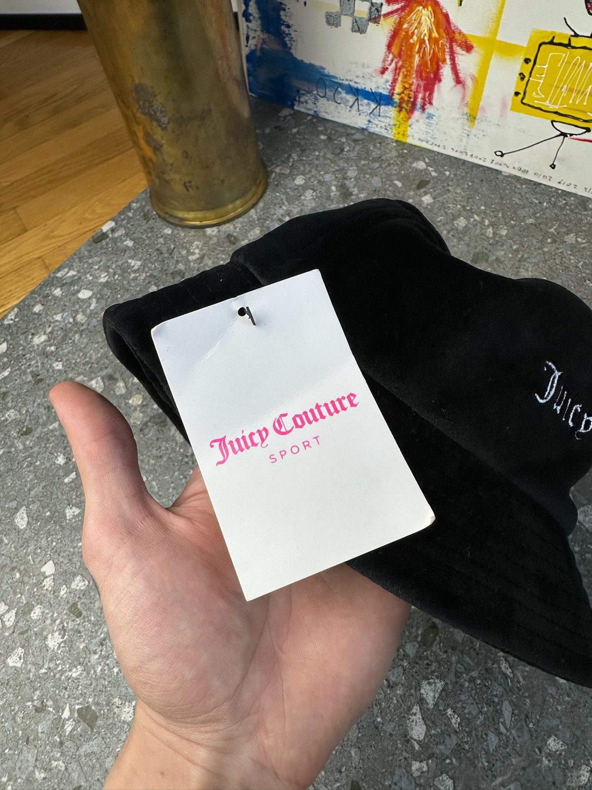 Juicy Couture Juicy Couture Bucket Hat Cap Crown Terry Cloth JC y2k Size ONE SIZE - 5 Thumbnail