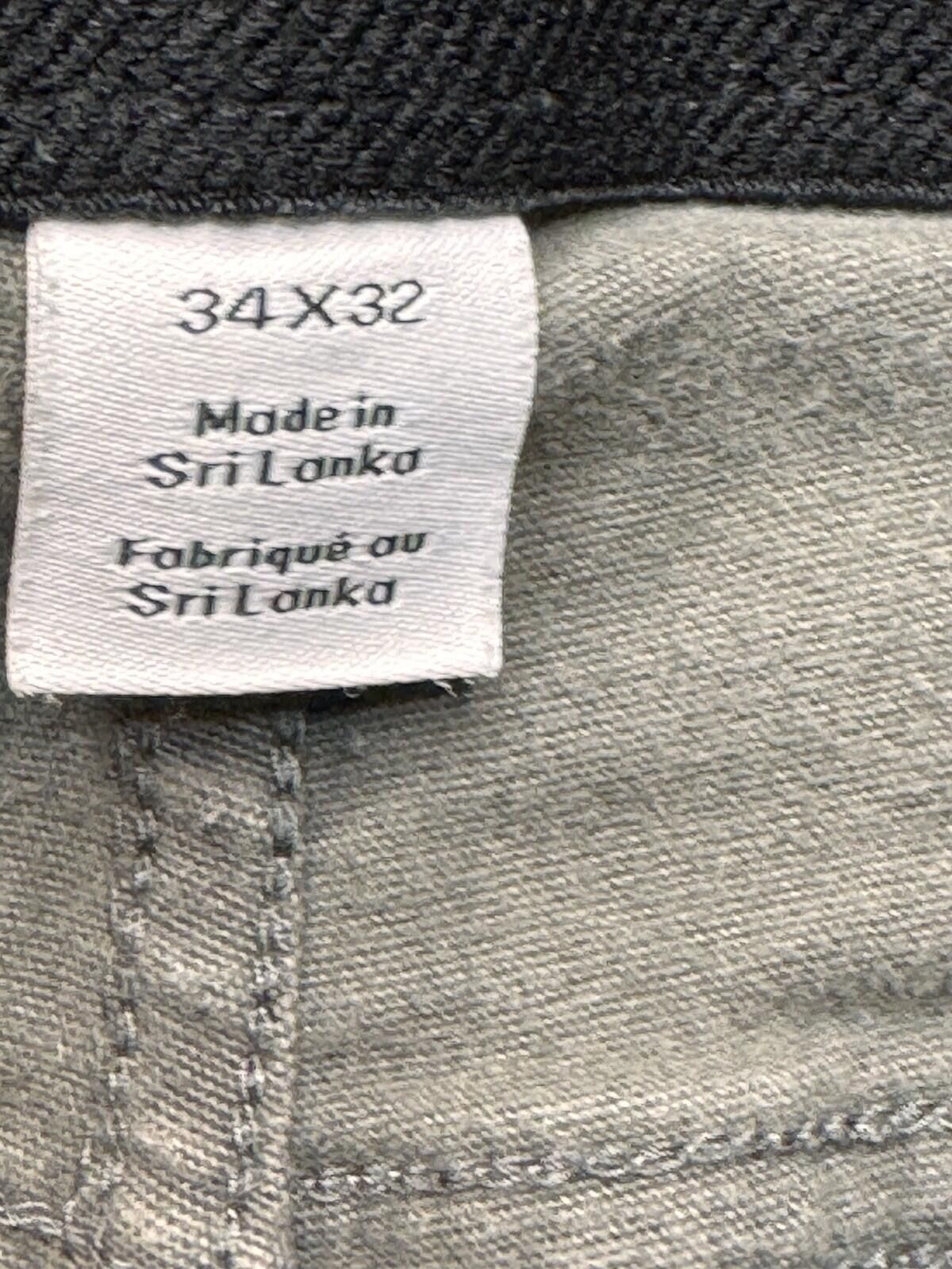 Calvin Klein Calvin Klein Skinny Infinite Flex Waist Gray Casual Pant 754 Size US 34 / EU 50 - 6 Thumbnail