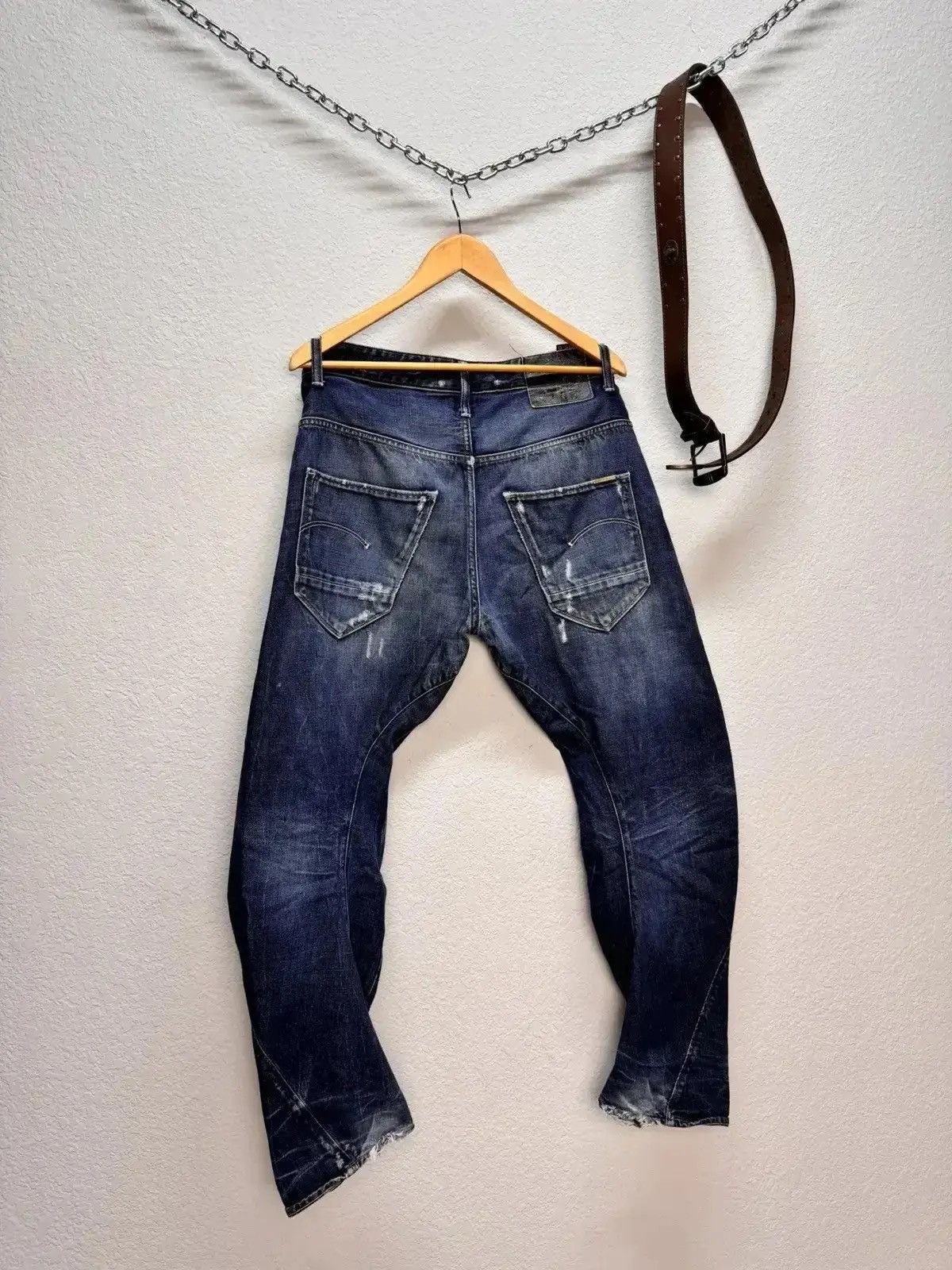 Vintage Vintage Junya Watanabe Style G Star raw Bondage Cargo Pans Size US 32 / EU 48 - 2 Thumbnail
