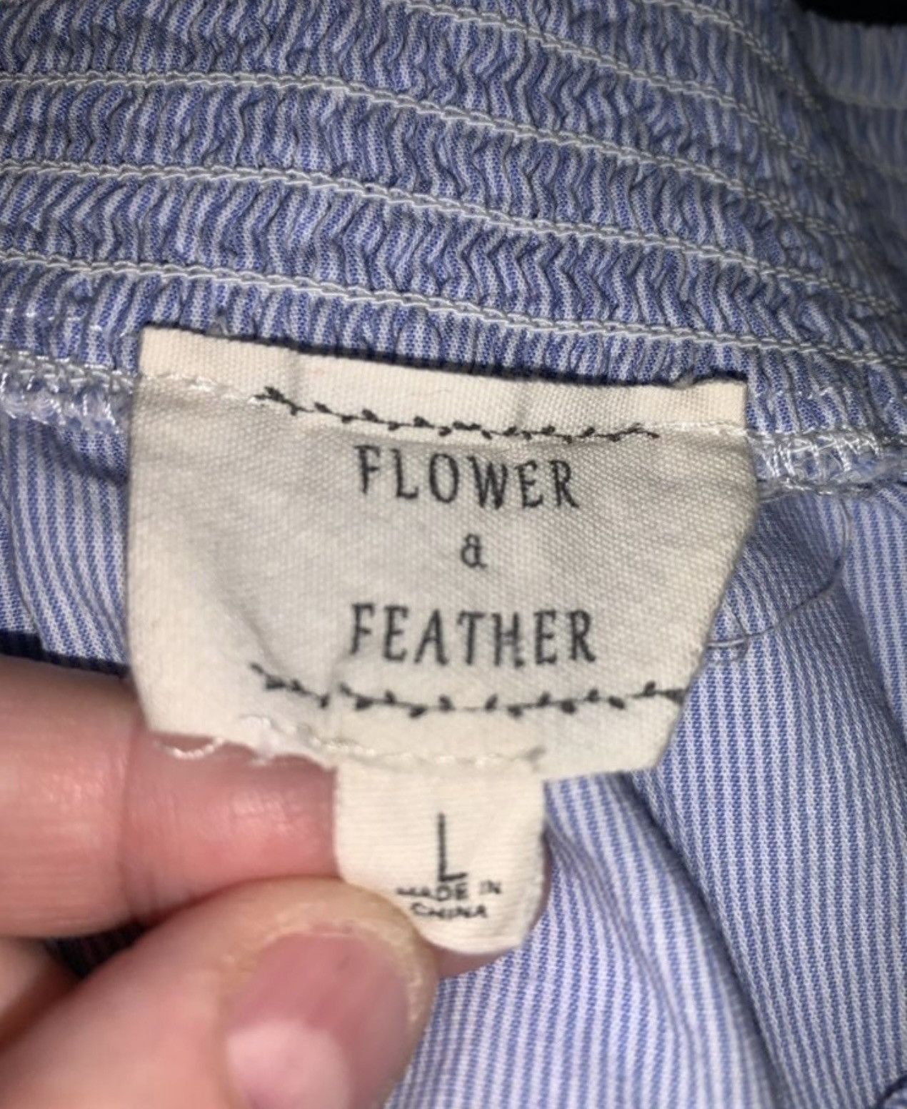 Other Flower and Feather peasant top L Size L / US 10 / IT 46 - 4 Thumbnail