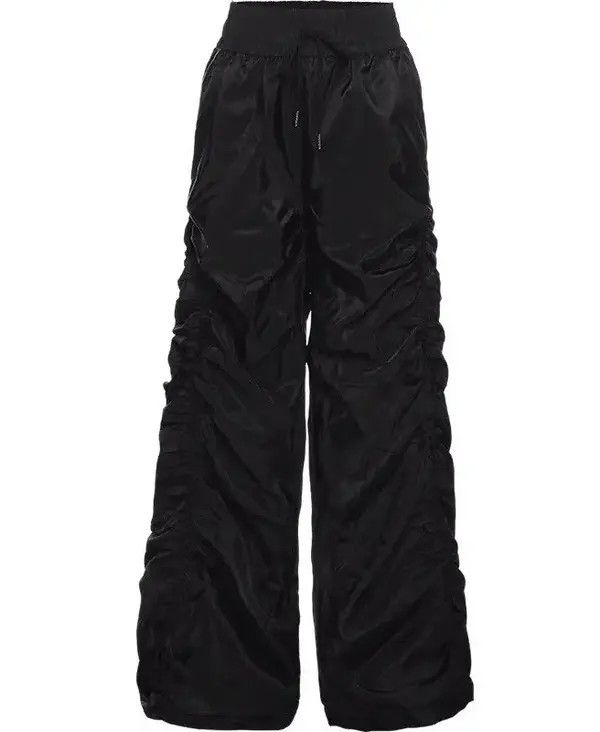 VIBE Black y2k ruched pants Size US 30 / EU 46 - 7 Thumbnail