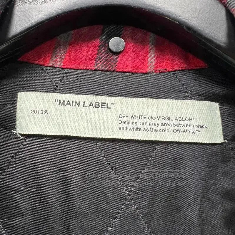 Off-White Off-White Red Plaid Long Sleeve Jacket . Size US S / EU 44-46 / 1 - 3 Thumbnail