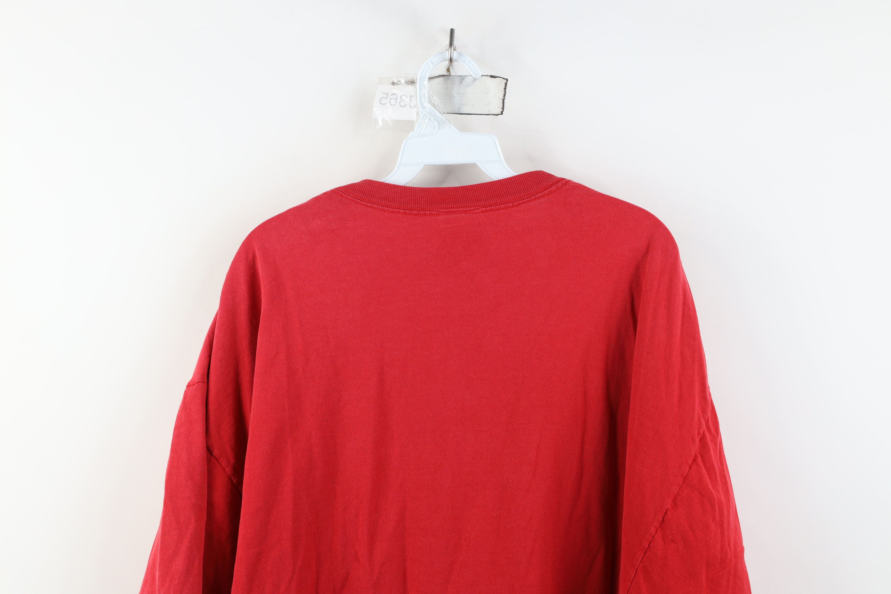 Vintage Vintage 90s Spell Out Ohio State University T-Shirt Red Size US XL / EU 56 / 4 - 12 Thumbnail