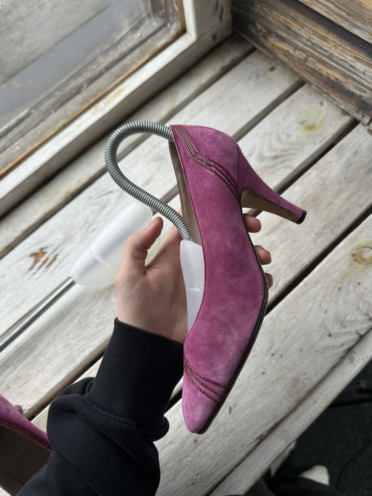 Gucci 🚨ARHIVE GUCCI HEELS LUXURY RARE PINK OLD MONEY Size US 7.5 / IT 37.5 - 14 Thumbnail