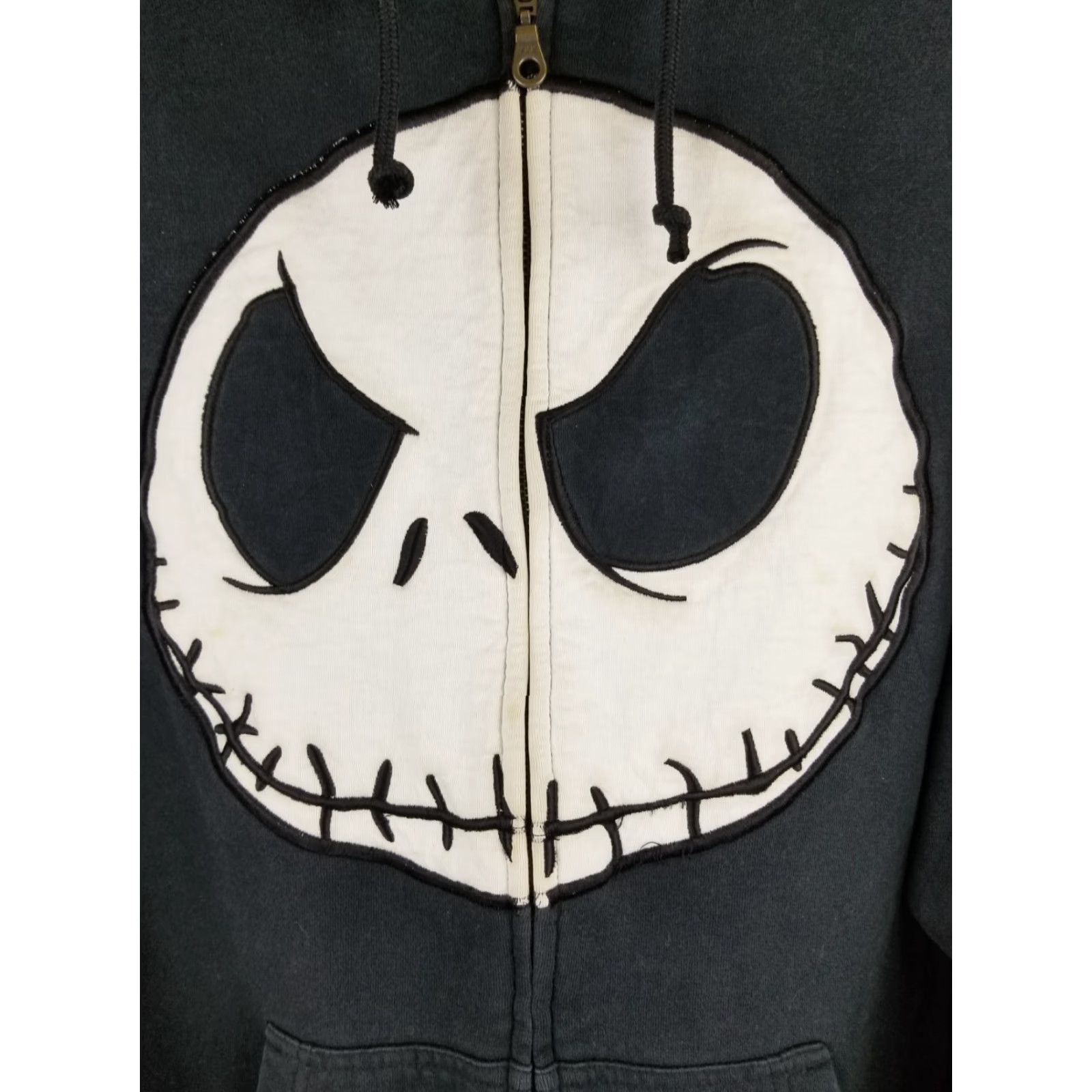 Disney VINTAGE Disney Nightmare Before Christmas Full Zip Hoodie - TIM BURTON'S - Y2K - Black - Size L - Mens Hoodie Size US L / EU 52-54 / 3 - 2 Thumbnail