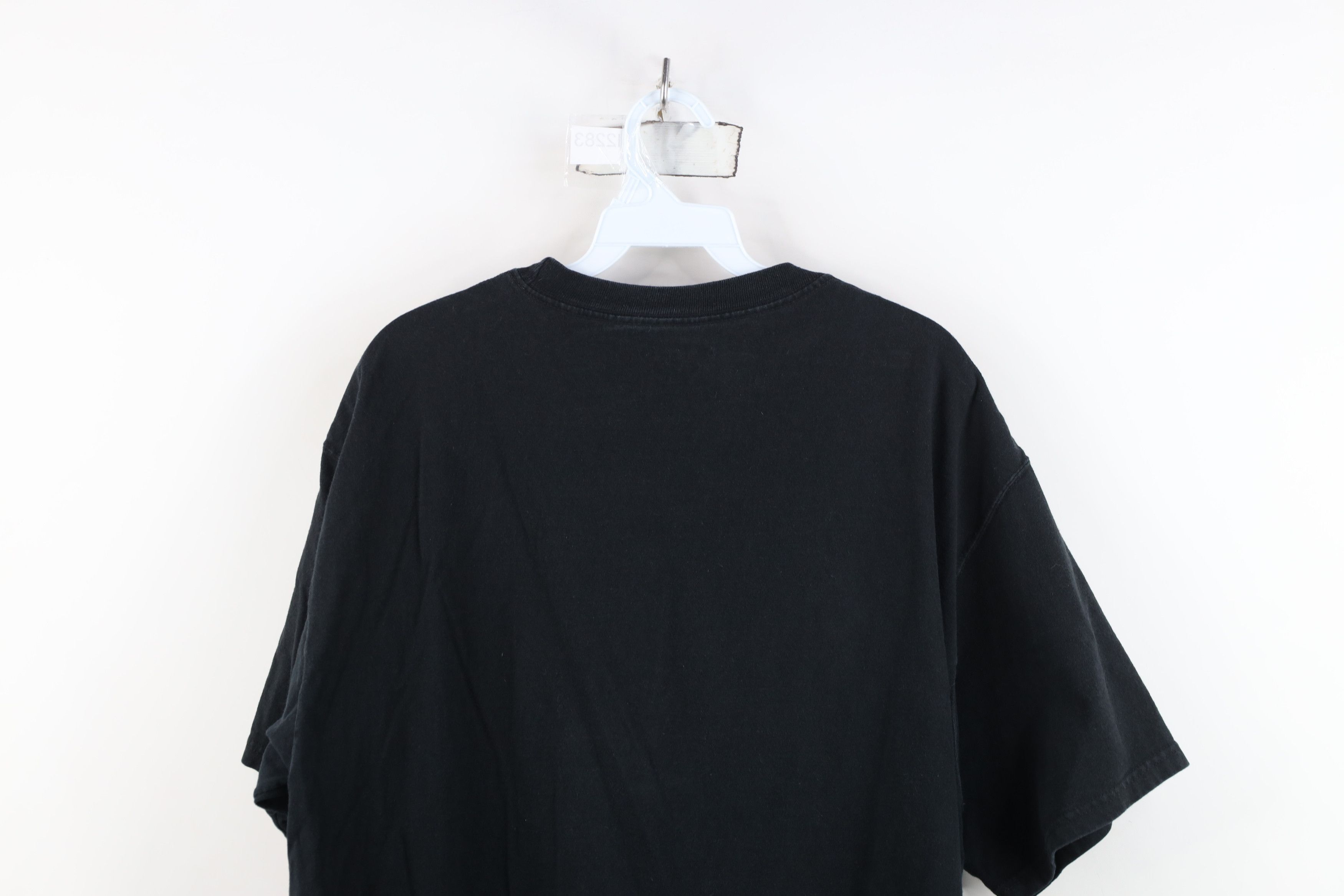 Champion Vintage Y2K Champion Faded Heavyweight Cotton T-Shirt Black Size US L / EU 52-54 / 3 - 13 Thumbnail