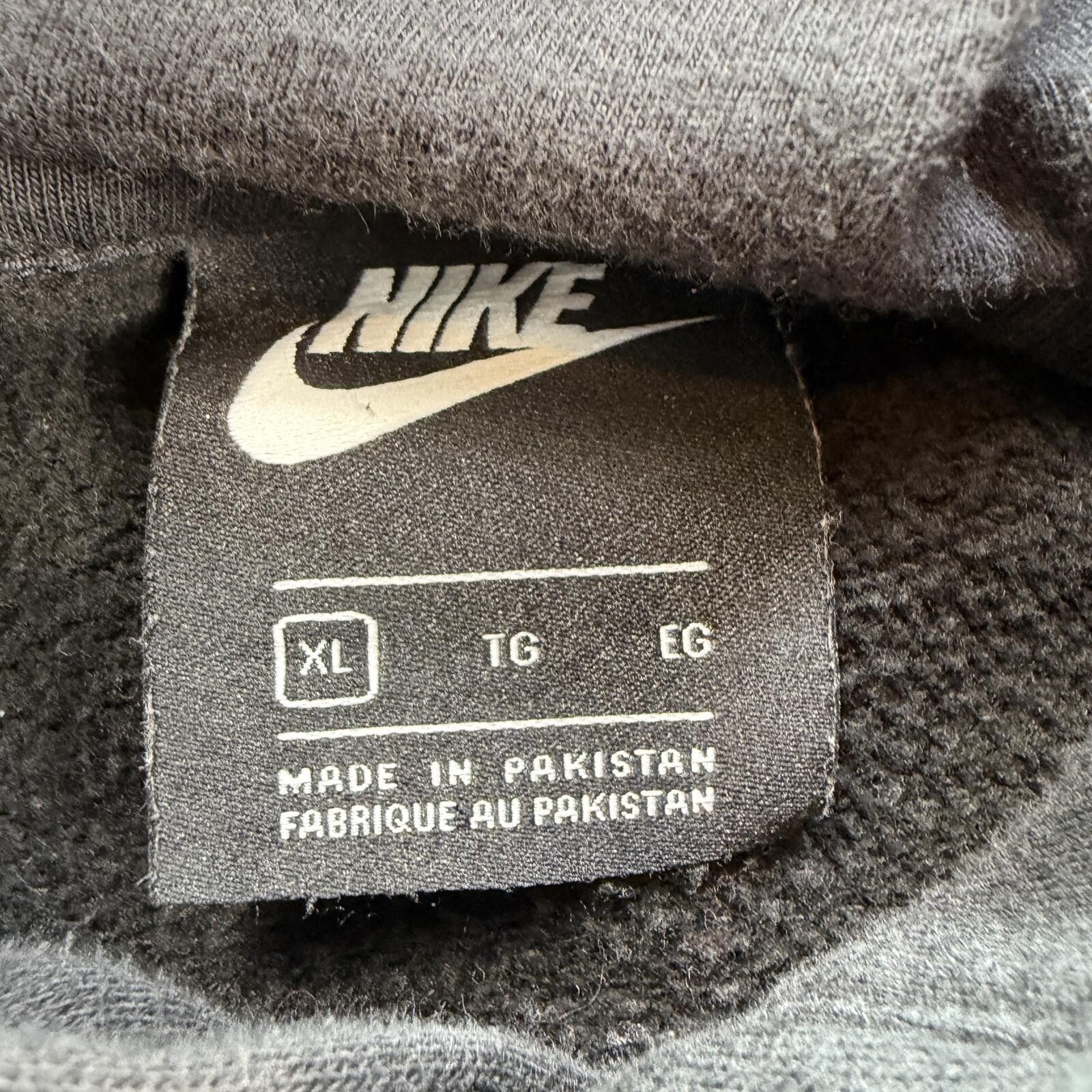 Nike Nike Just Do It Hoodie Black XL Pullover Sweatshirt Size US XL / EU 56 / 4 - 4 Thumbnail