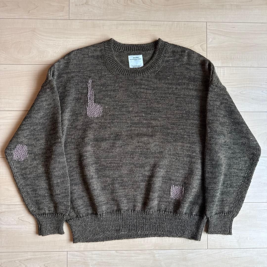 visvim 22aw mohair linen JUMBO CREW KNIT