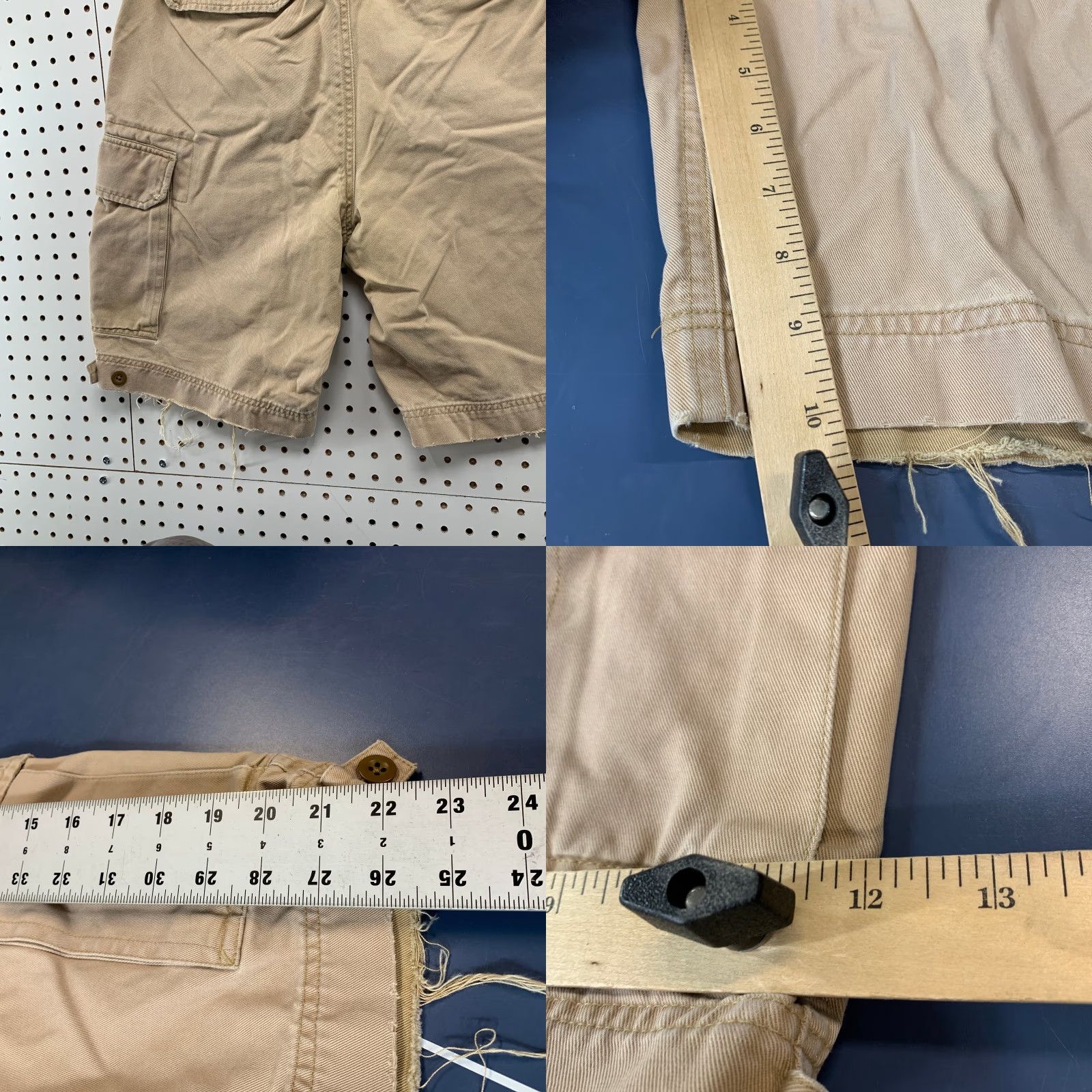 Abercrombie & Fitch VINTAGE Abercrombie & Fitch Military Cargo Shorts Mens 32 Khaki Outdoor 32x10 Size US 32 / EU 48 - 9 Thumbnail