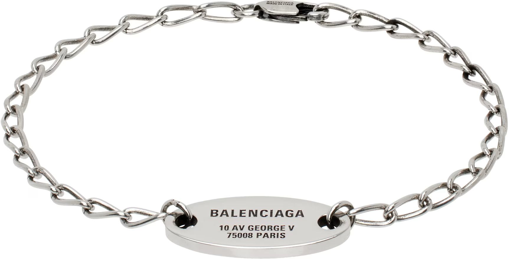 Balenciaga Balenciaga Silver Everyday Bracelet Size ONE SIZE - 1 Thumbnail