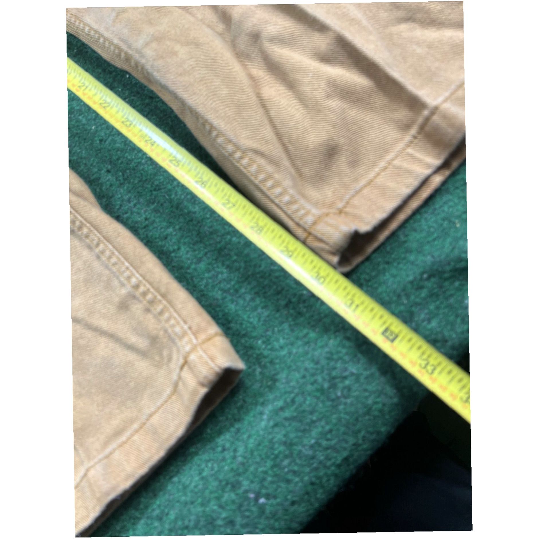 Haband NORMAN ROCKWELL Jeans by Haband Elasticized Back Waist- Beige. 38x30 Size US 38 / EU 54 - 5 Thumbnail