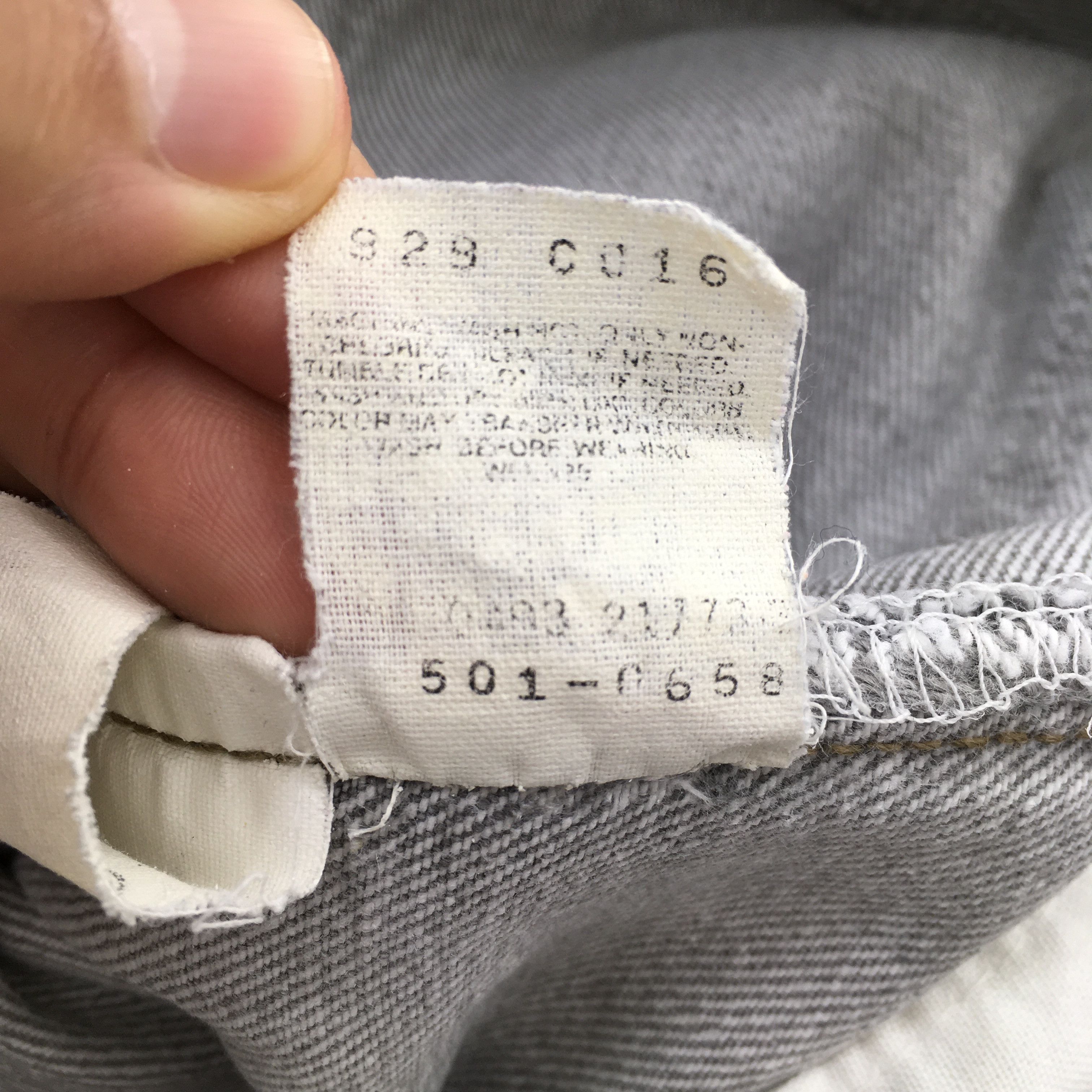 Levi's Size 27x32 Vintage 90s Levi's 501 Faded Black Jeans S366 Size 27" / US 4 / IT 40 - 14 Thumbnail
