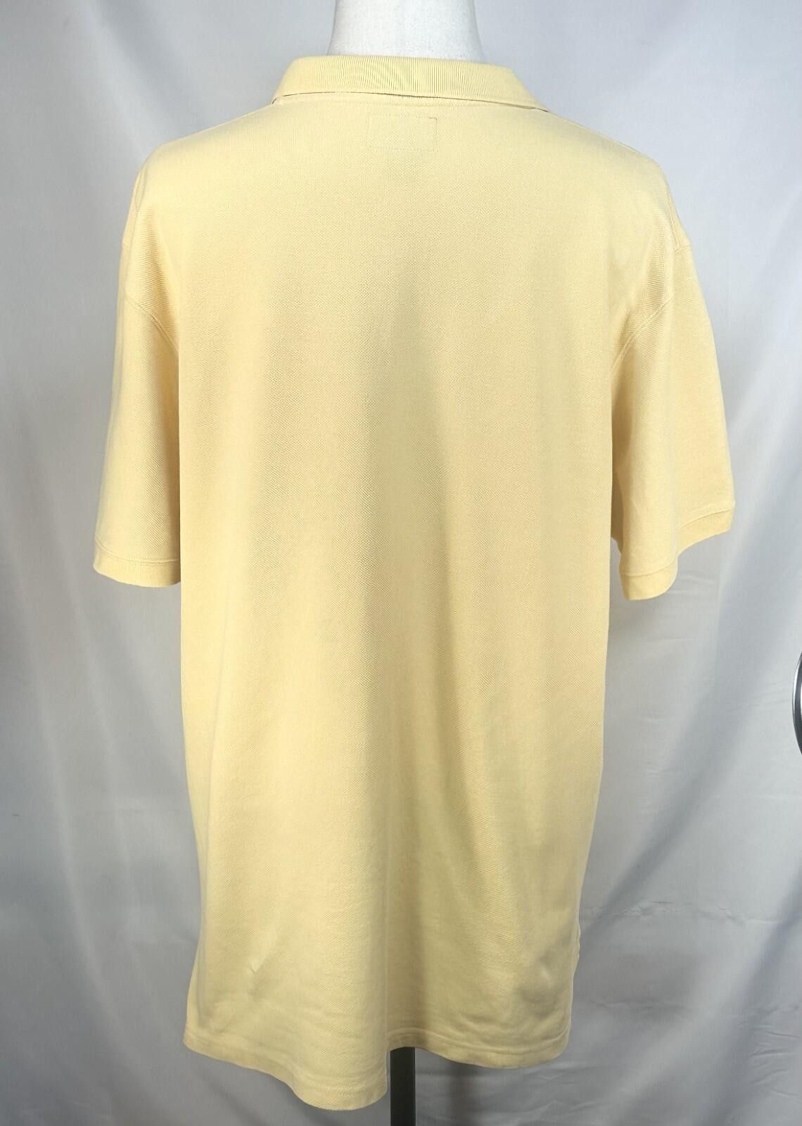 Abercrombie & Fitch Abercrombie Fitch 1/4 Button S/S Polo Shirt Yellow Mens XL Size US XL / EU 56 / 4 - 2 Thumbnail