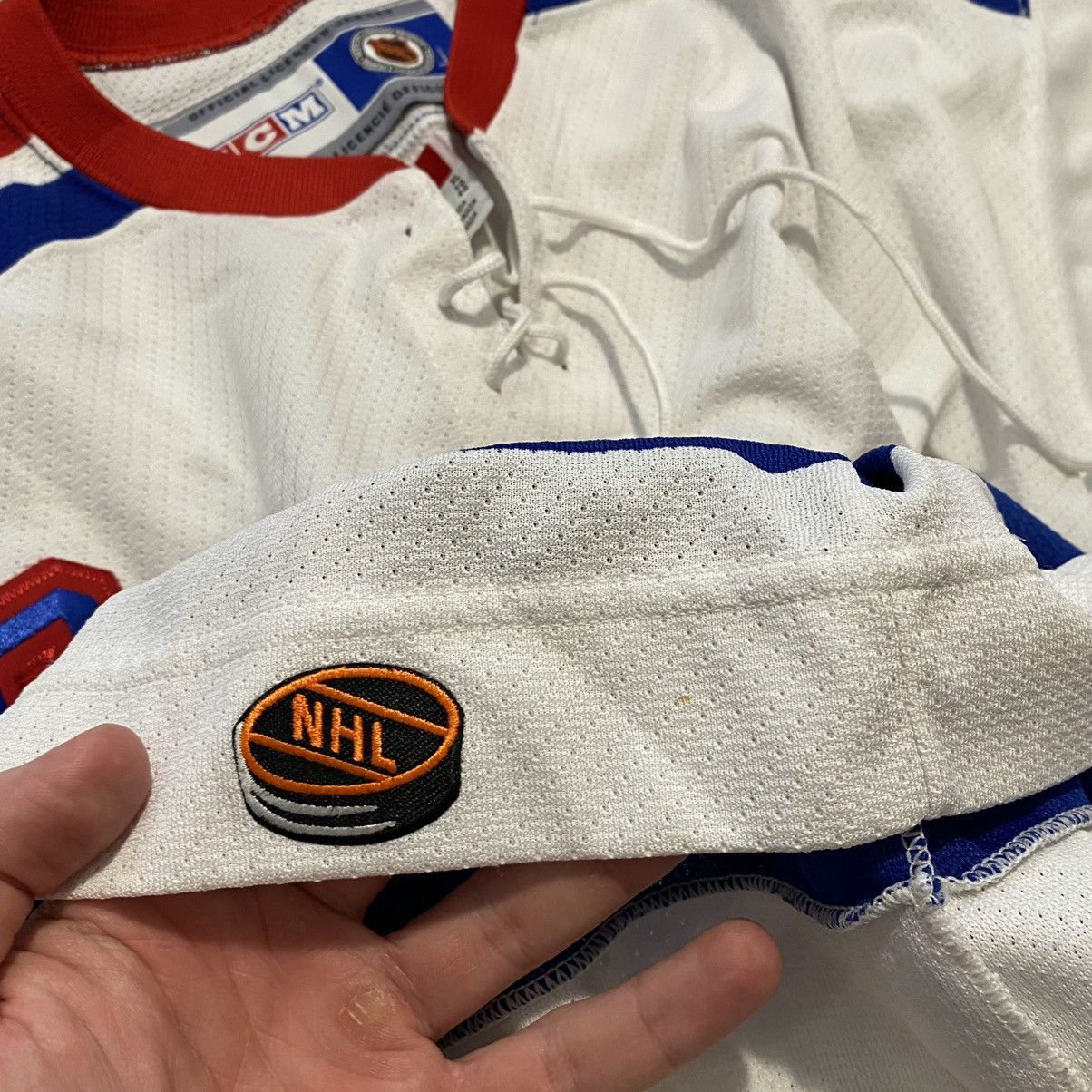 NHL × Vintage VINTAGE NEW YORK YANKEES RANGERS NHL HOCKEY JERSEY CCM 90s Size US XL / EU 56 / 4 - 12 Thumbnail